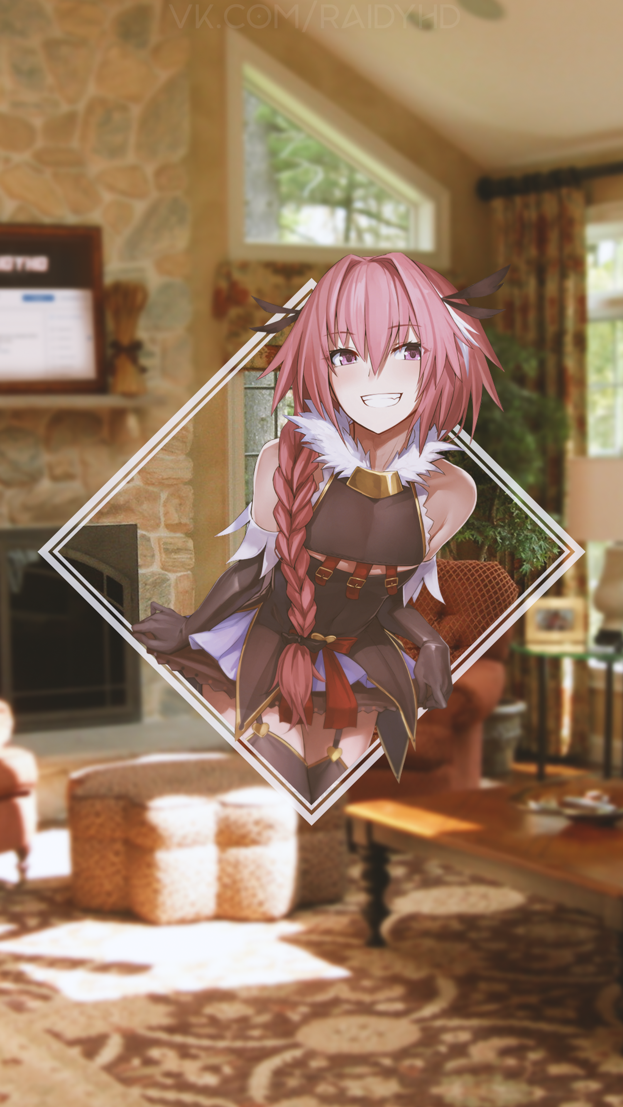 Anime 2160x3840 anime anime boys picture-in-picture Fate/Grand Order Astolfo (Fate/Apocrypha) femboy