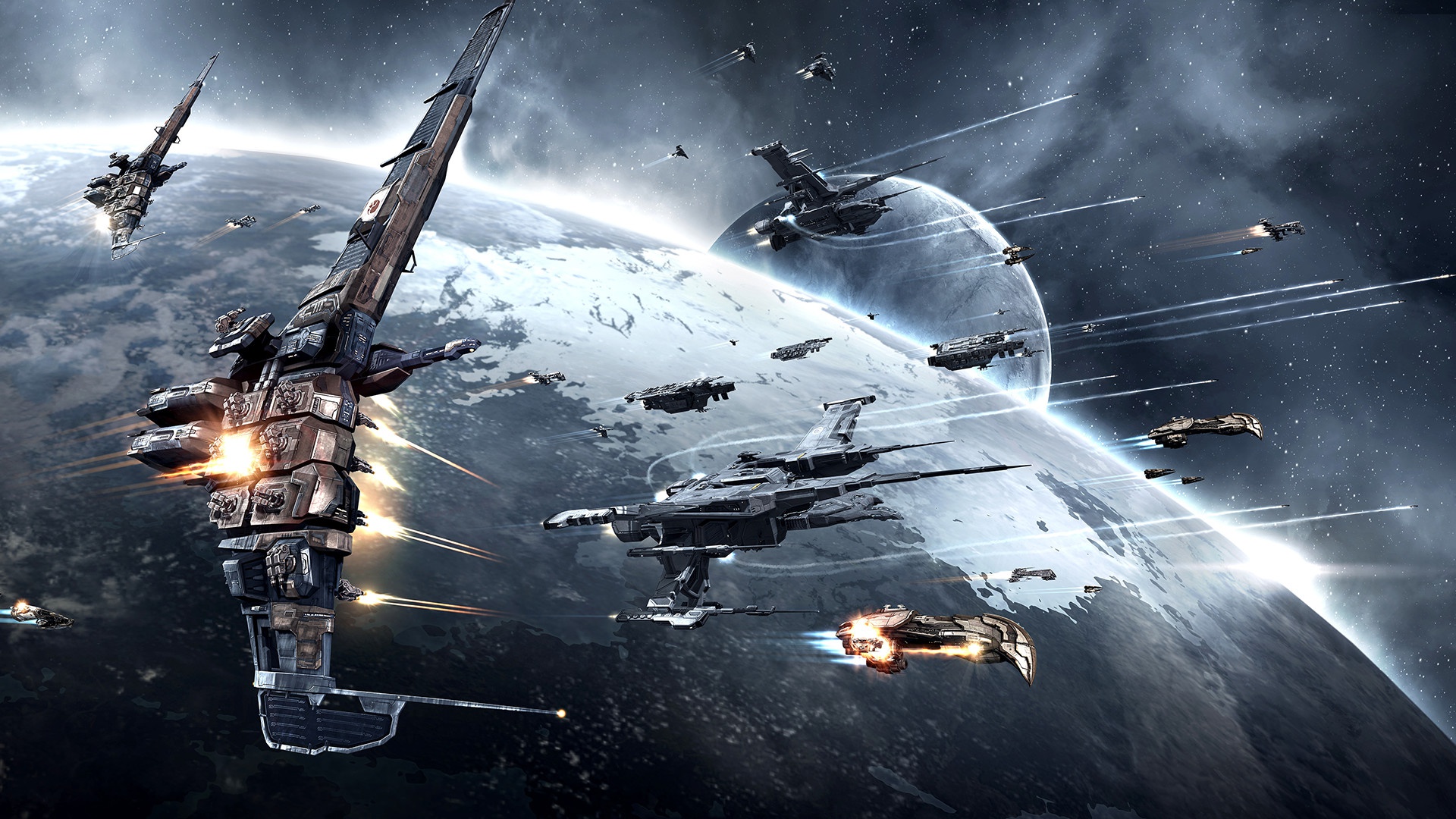 General 1920x1080 EVE Online PC gaming science fiction video game art space