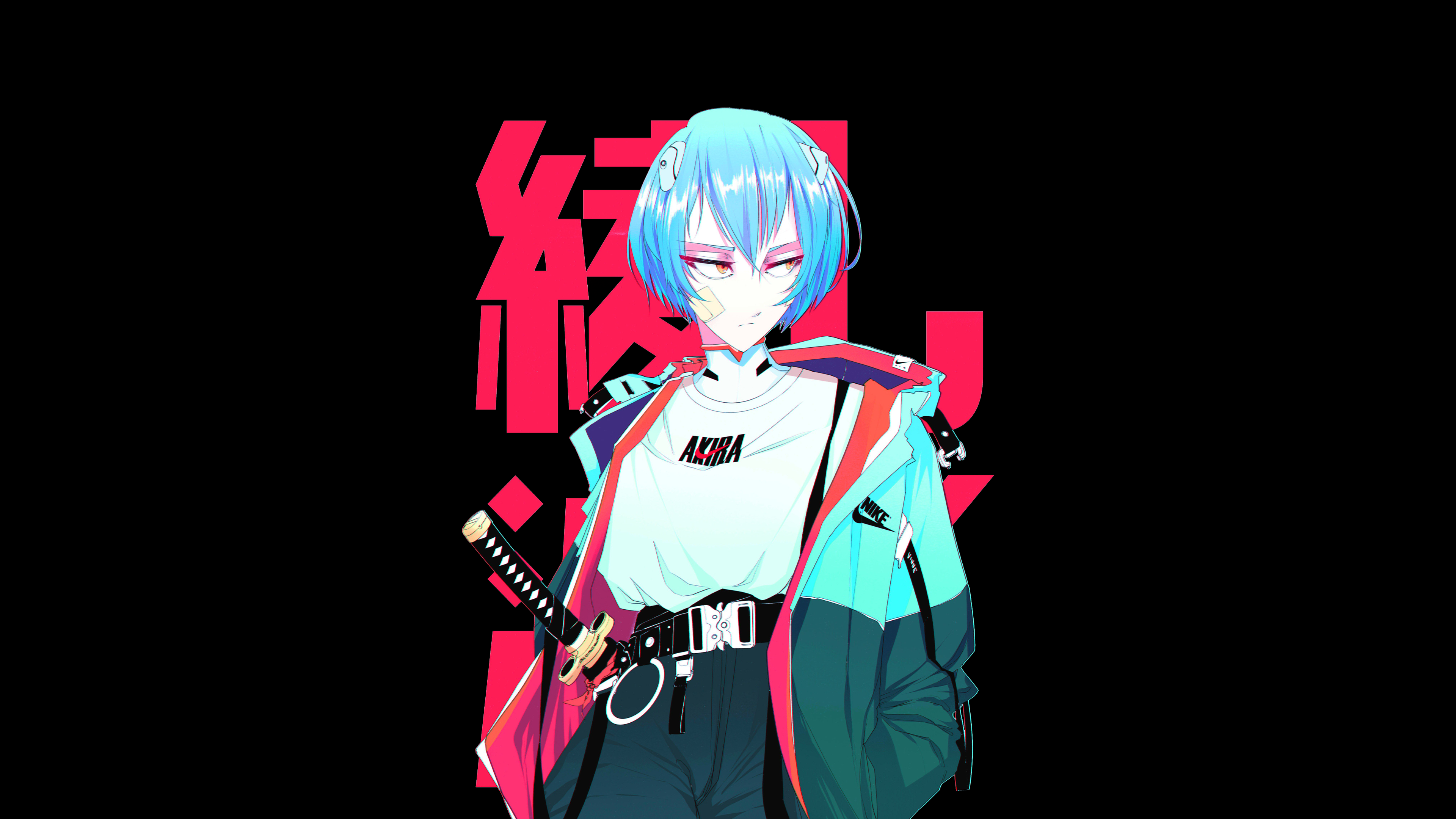 You Are Awesome - Neon Genesis Evangelion : Rei Ayanami New Premium Design  Anime Series Poster 02 (12 inch x 18 inch)