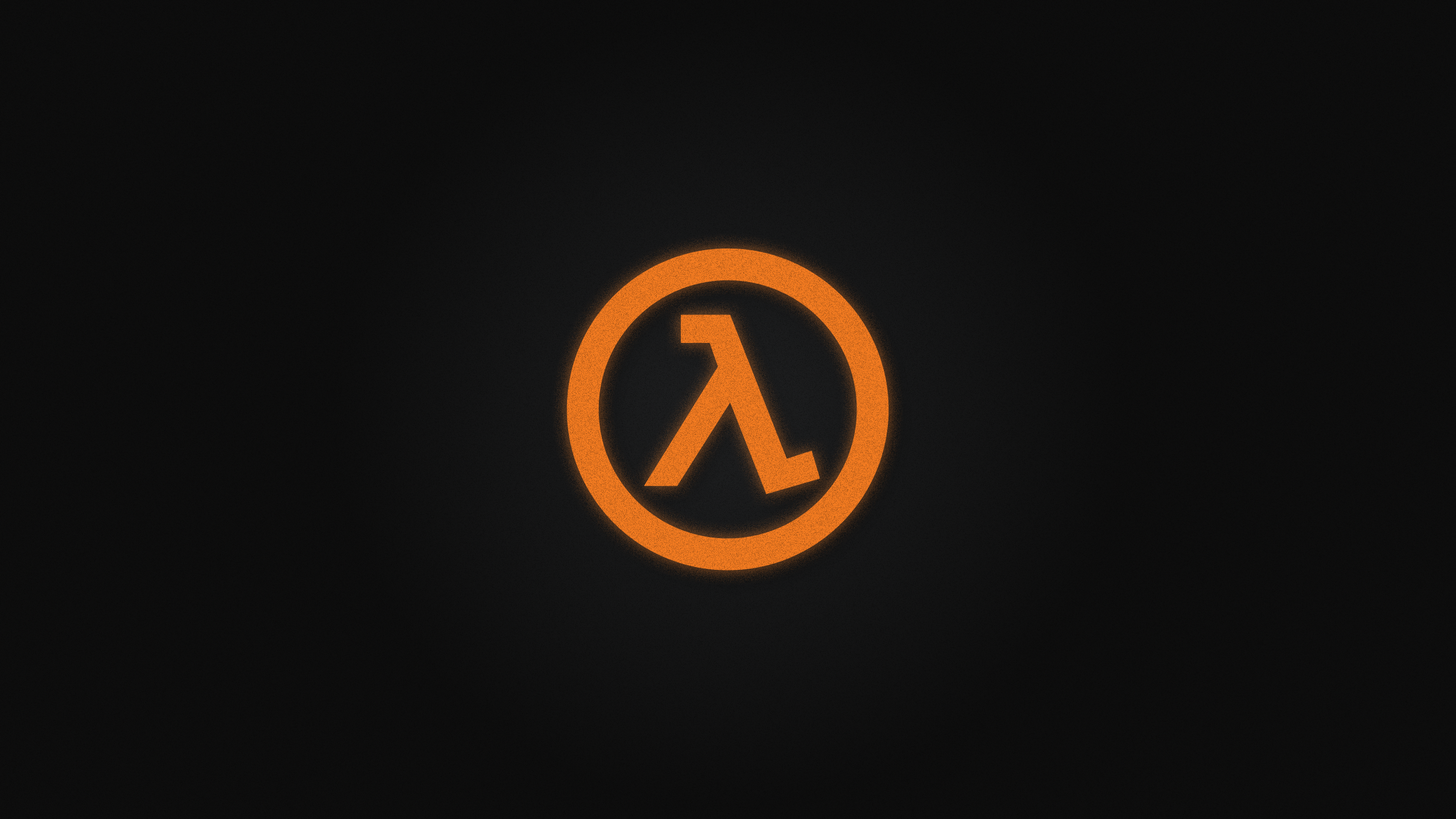 General 2560x1440 Half-Life lambda logo PC gaming simple background