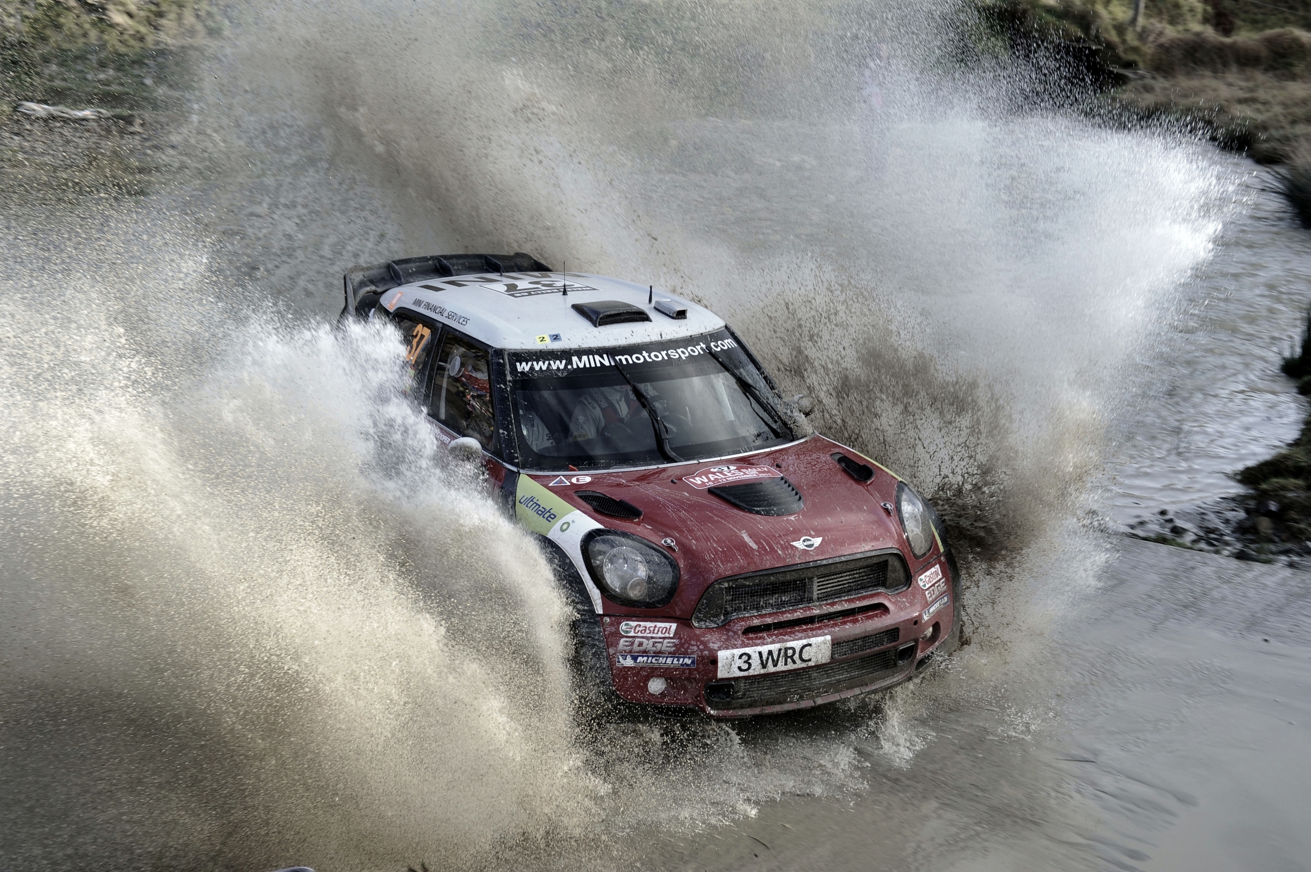 General 2560x1703 Mini Cooper racing car vehicle Rally rally cars splashes dirt livery Mini British cars hatchbacks hot hatch