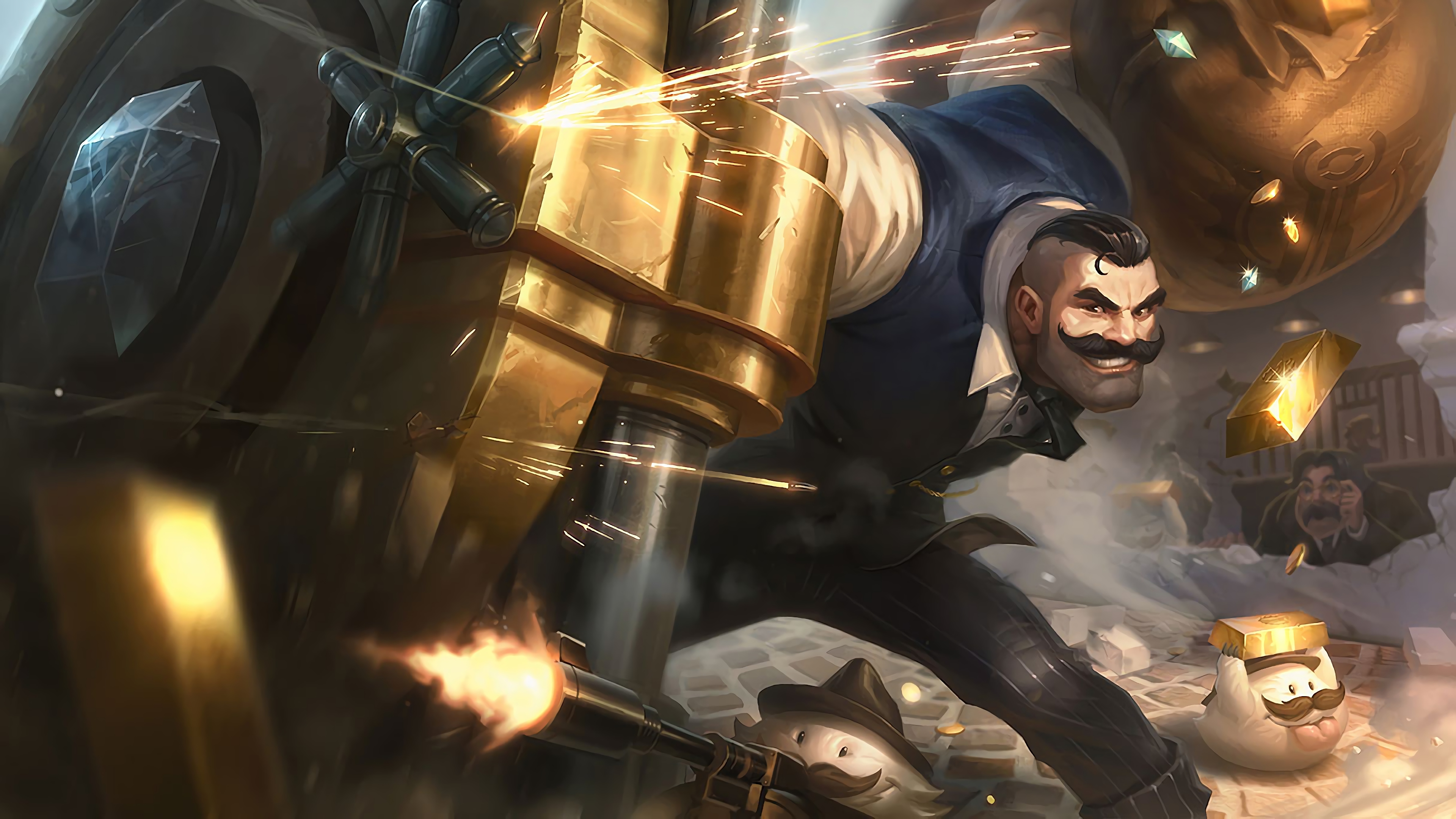 General 3840x2160 League of Legends Braum (League of Legends) video games video game characters Riot Games