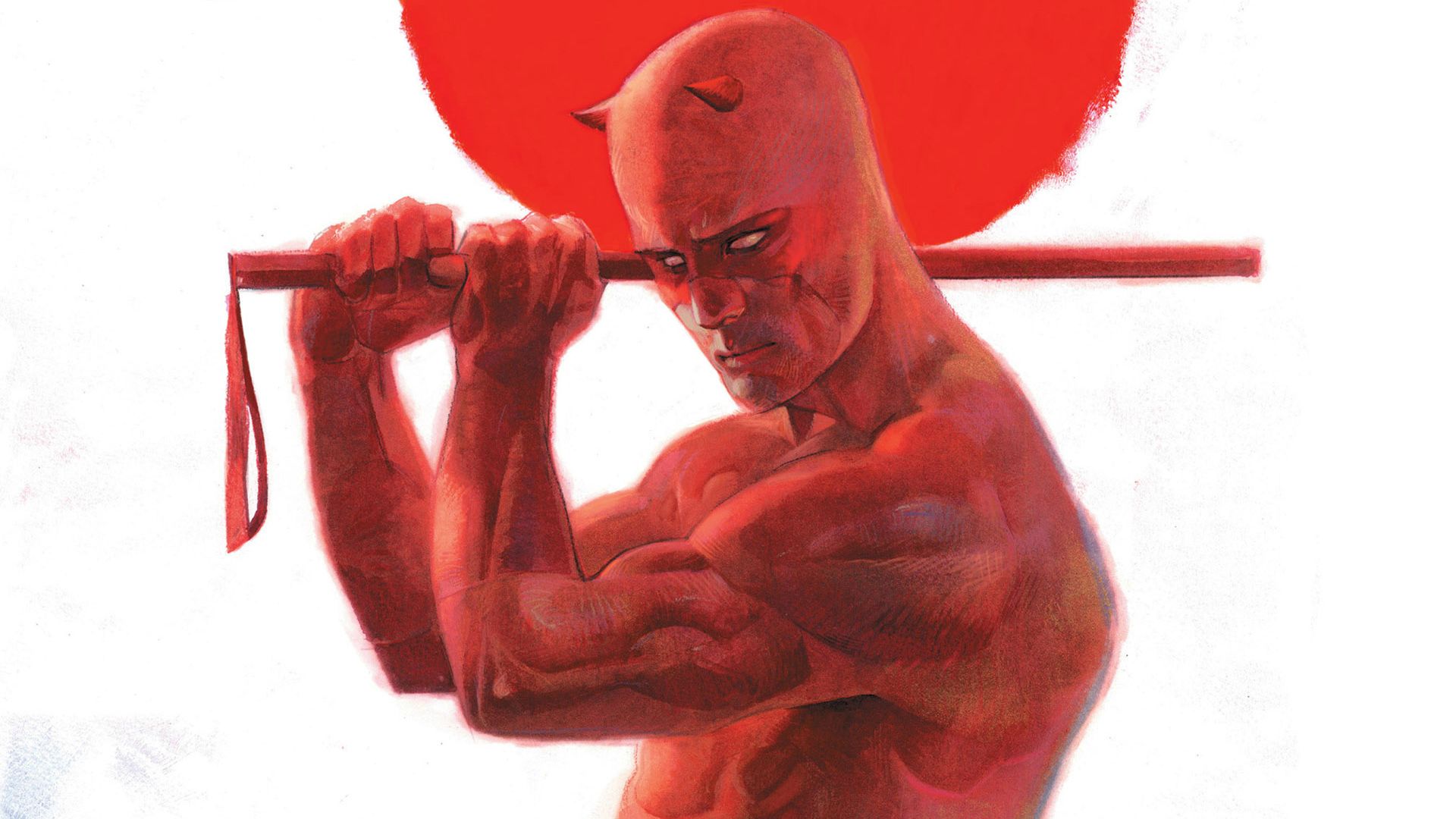 General 1920x1080 Marvel Comics Daredevil comic art simple background superhero