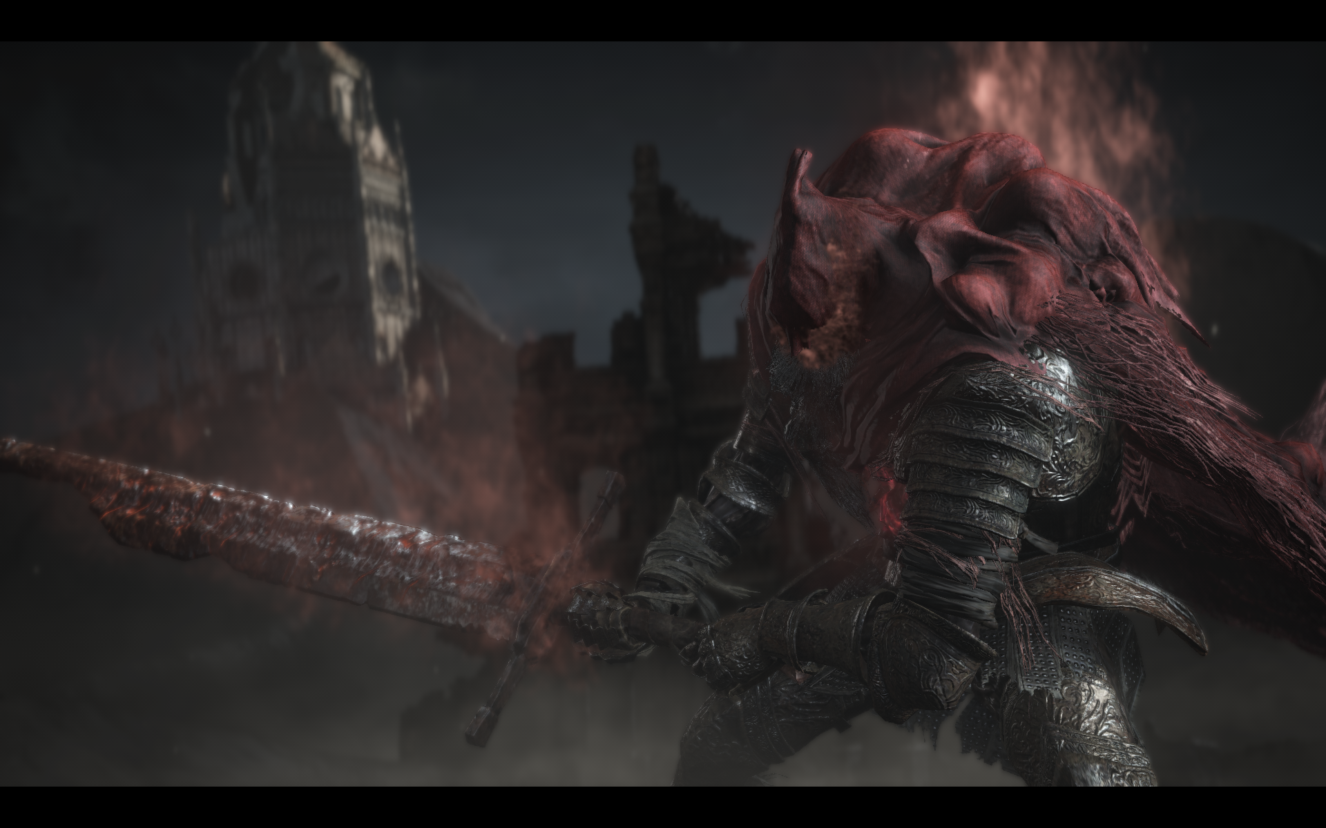 General 1920x1200 Dark Souls Slave Knight Gael From Software screen shot Dark Souls III sword