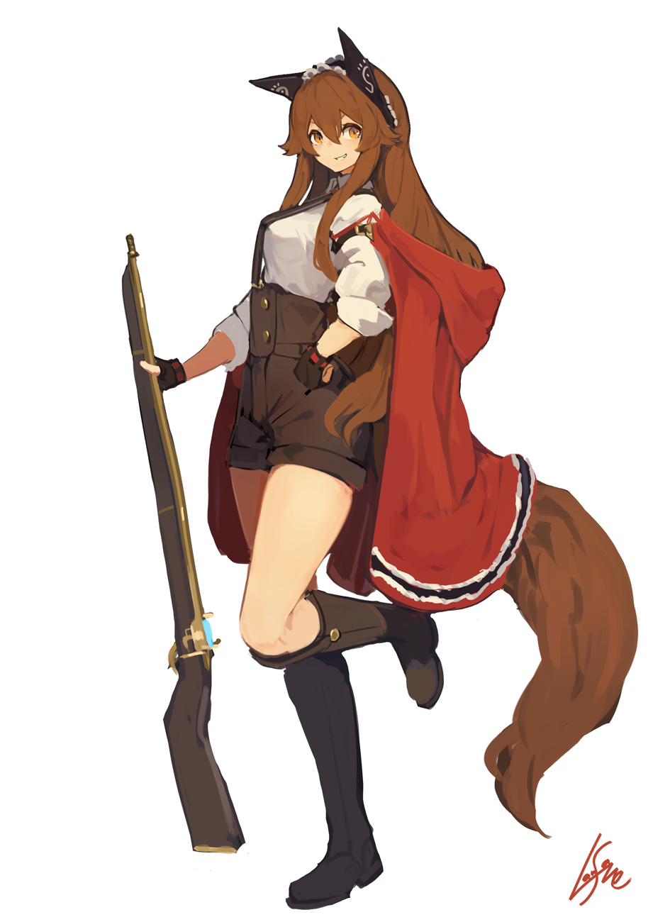Anime 921x1300 anime girls anime simple background fantasy girl Lansane Little Red Riding Hood