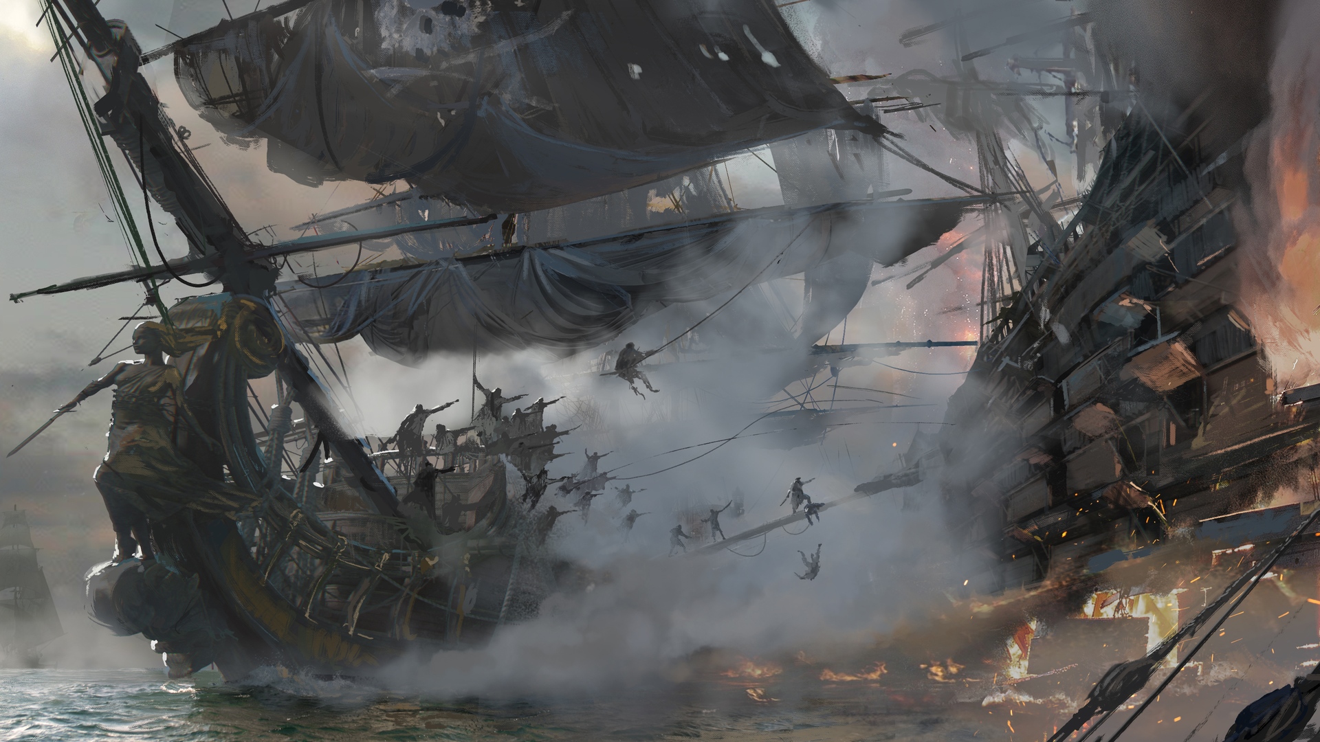 General 1920x1080 video games Skull & Bones (game) pirates Pirate ship