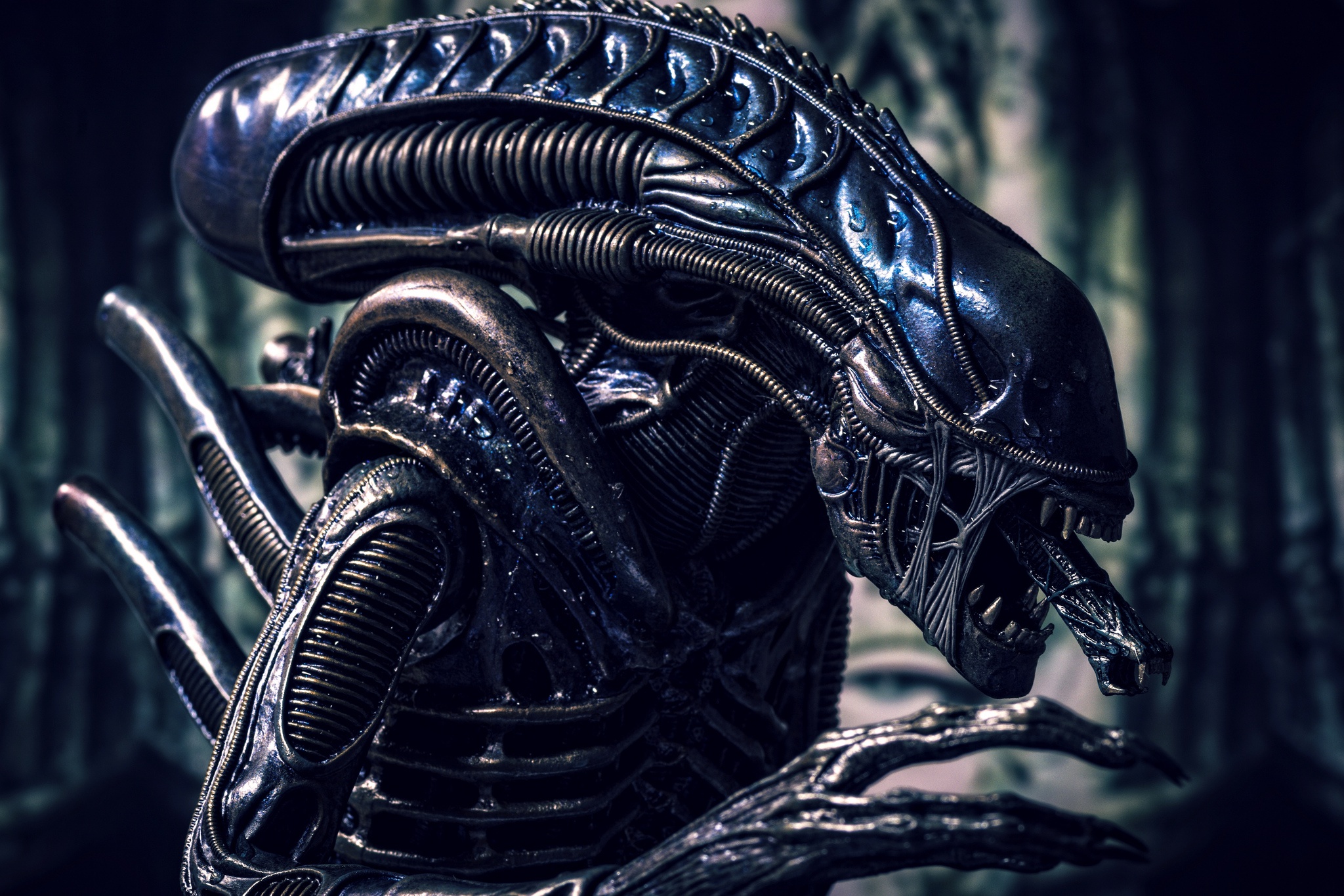 General 2048x1365 Xenomorph aliens movies Alien (Creature) science fiction horror digital art