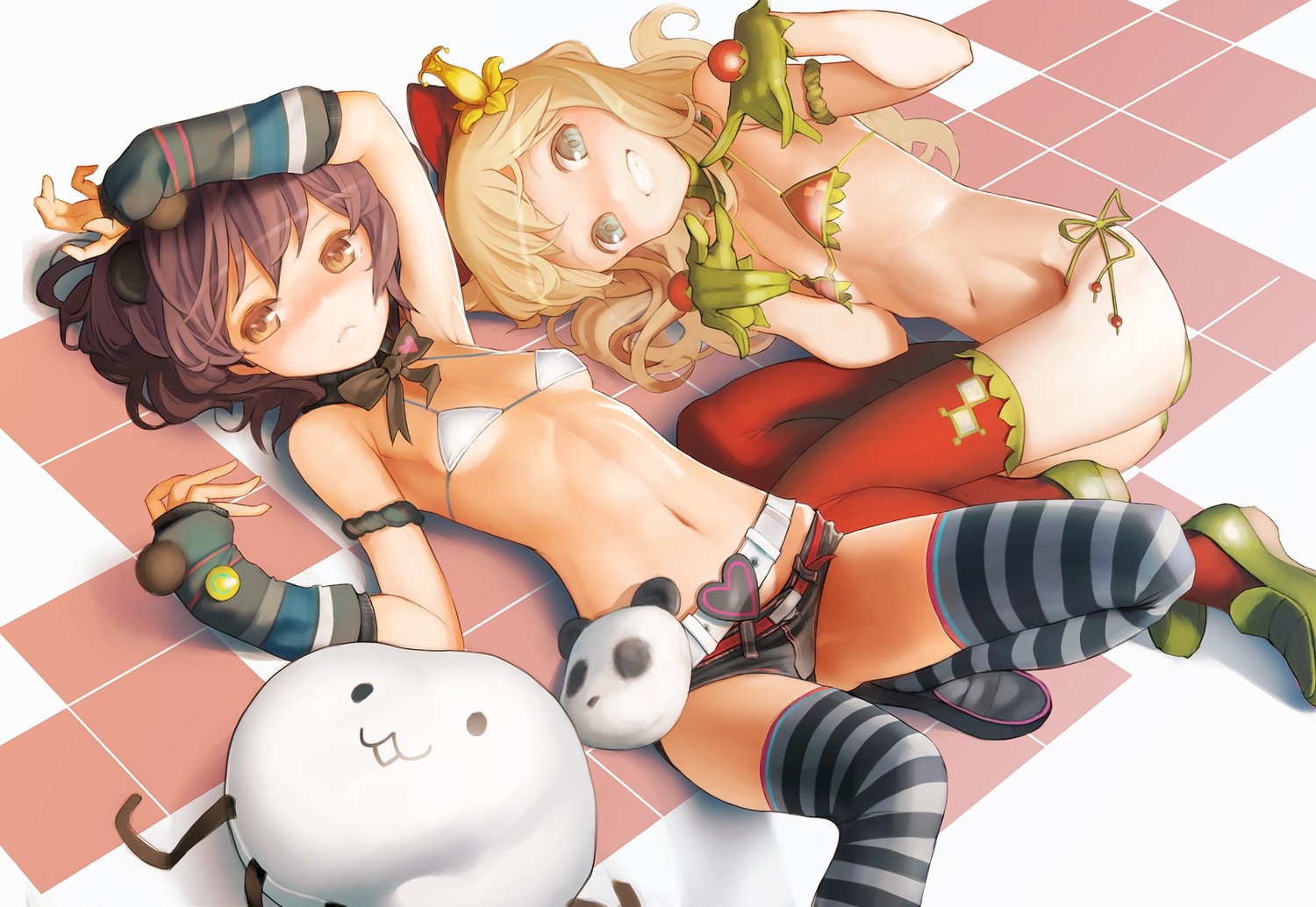 Anime 1500x1034 artwork anime girls digital art Ataruman loli small boobs