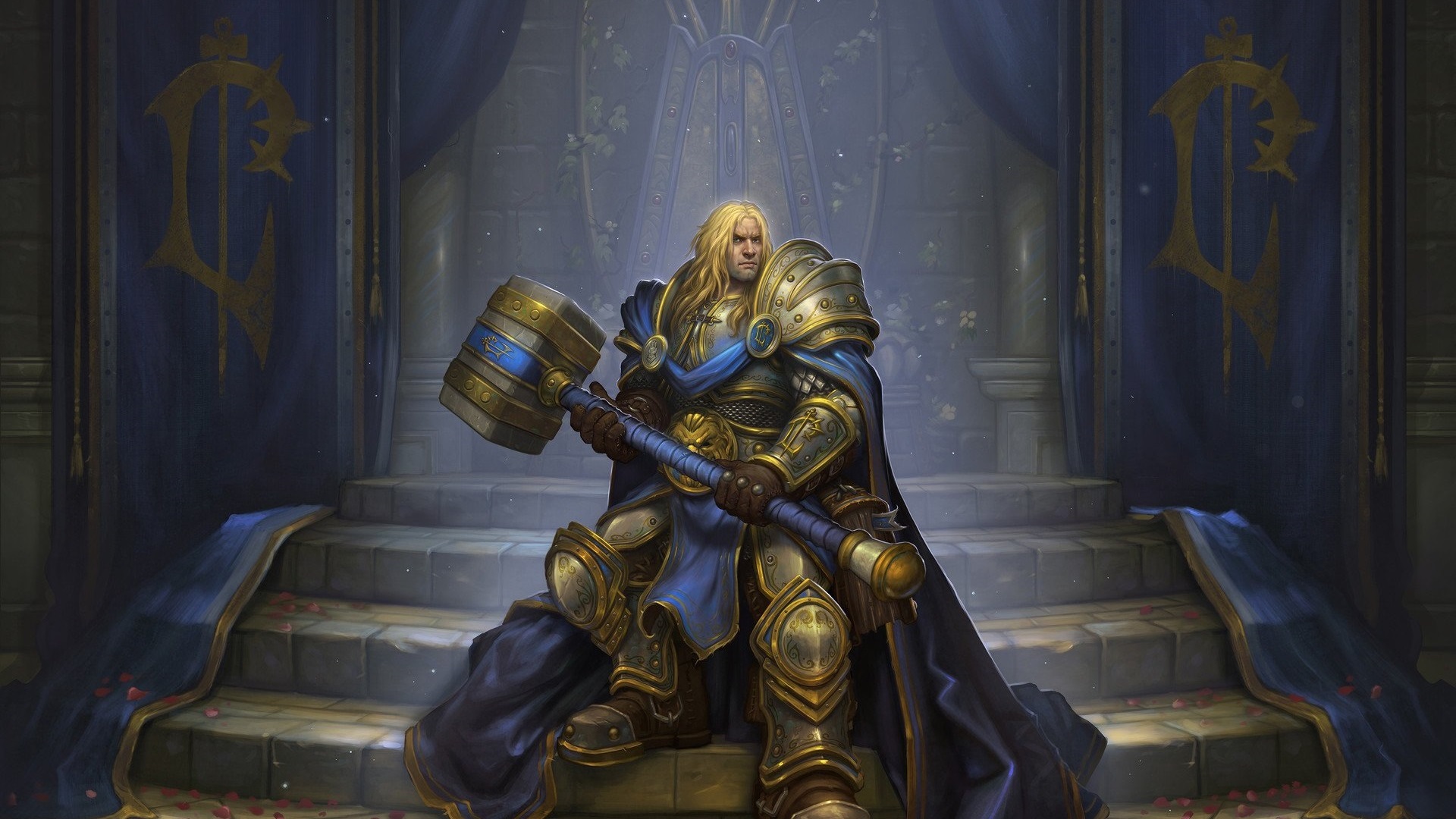 General 1920x1080 Hearthstone: Heroes of Warcraft Warcraft Warcraft III: Reign of Chaos Prince video games Arthas Menethil PC gaming hammer fantasy art fantasy men