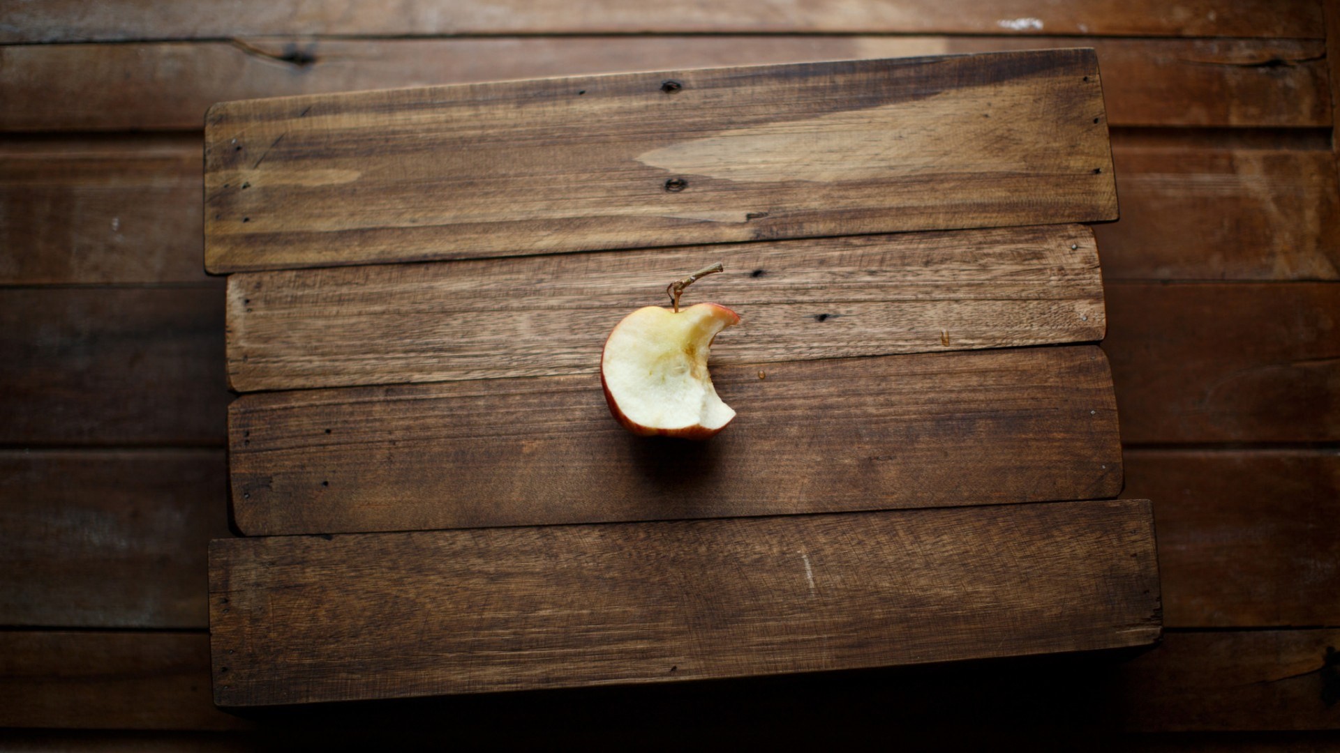 General 1920x1080 wood wooden surface fruit apples planks wood planks depth of field creativity food