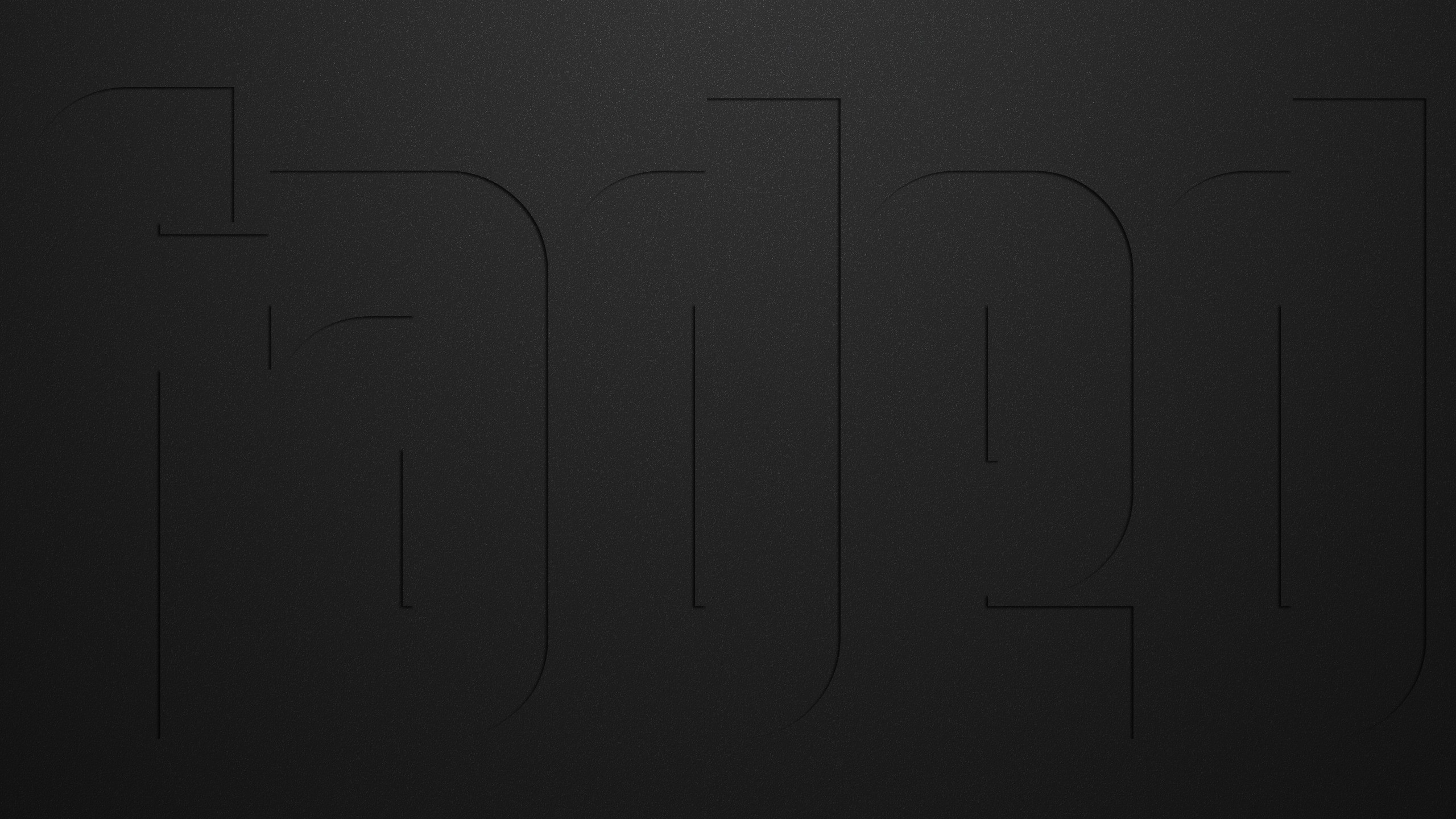 General 2560x1440 minimalism black typography dark background