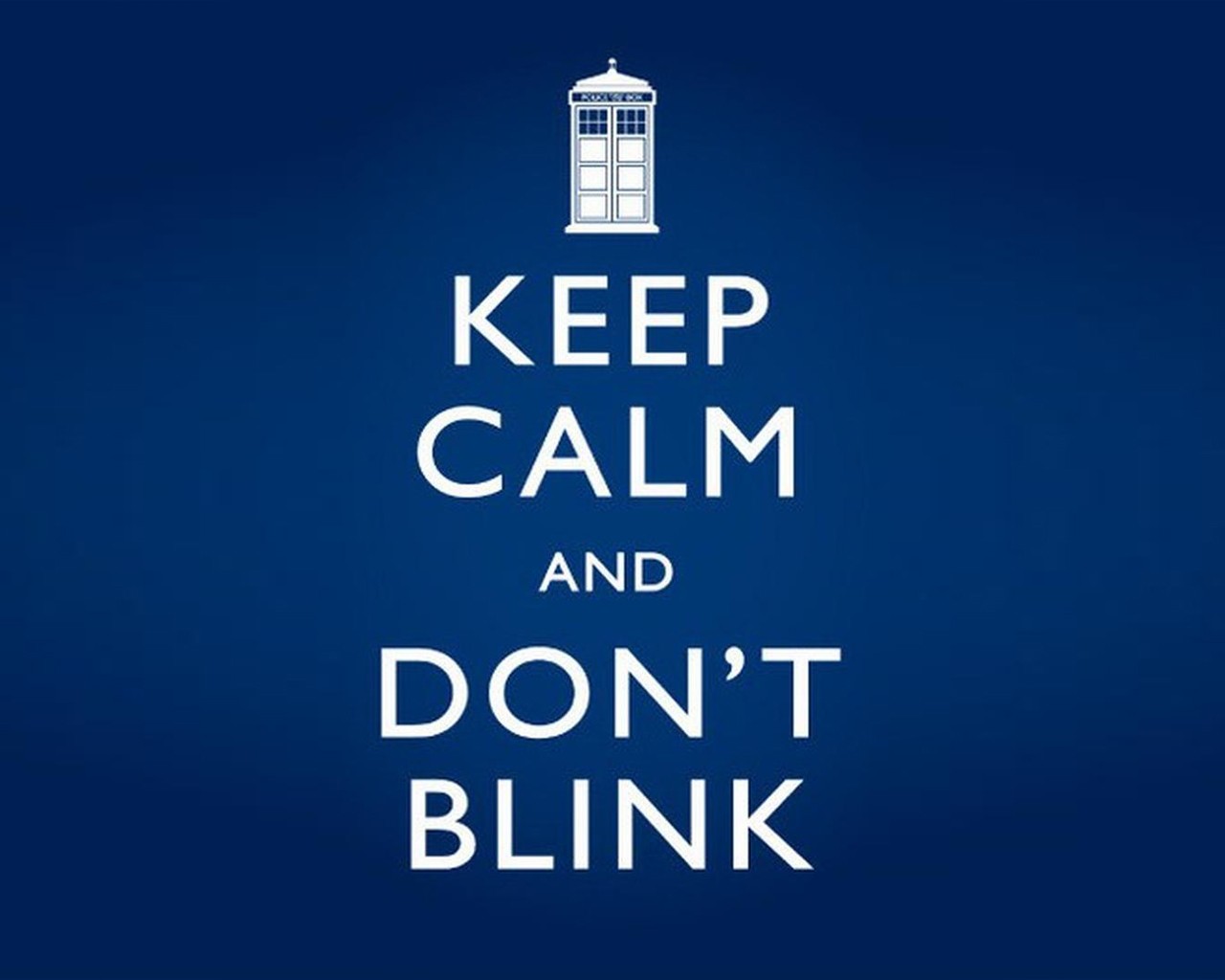 General 1280x1024 simple background Keep Calm and... typography blue background Doctor Who TARDIS TV series science fiction