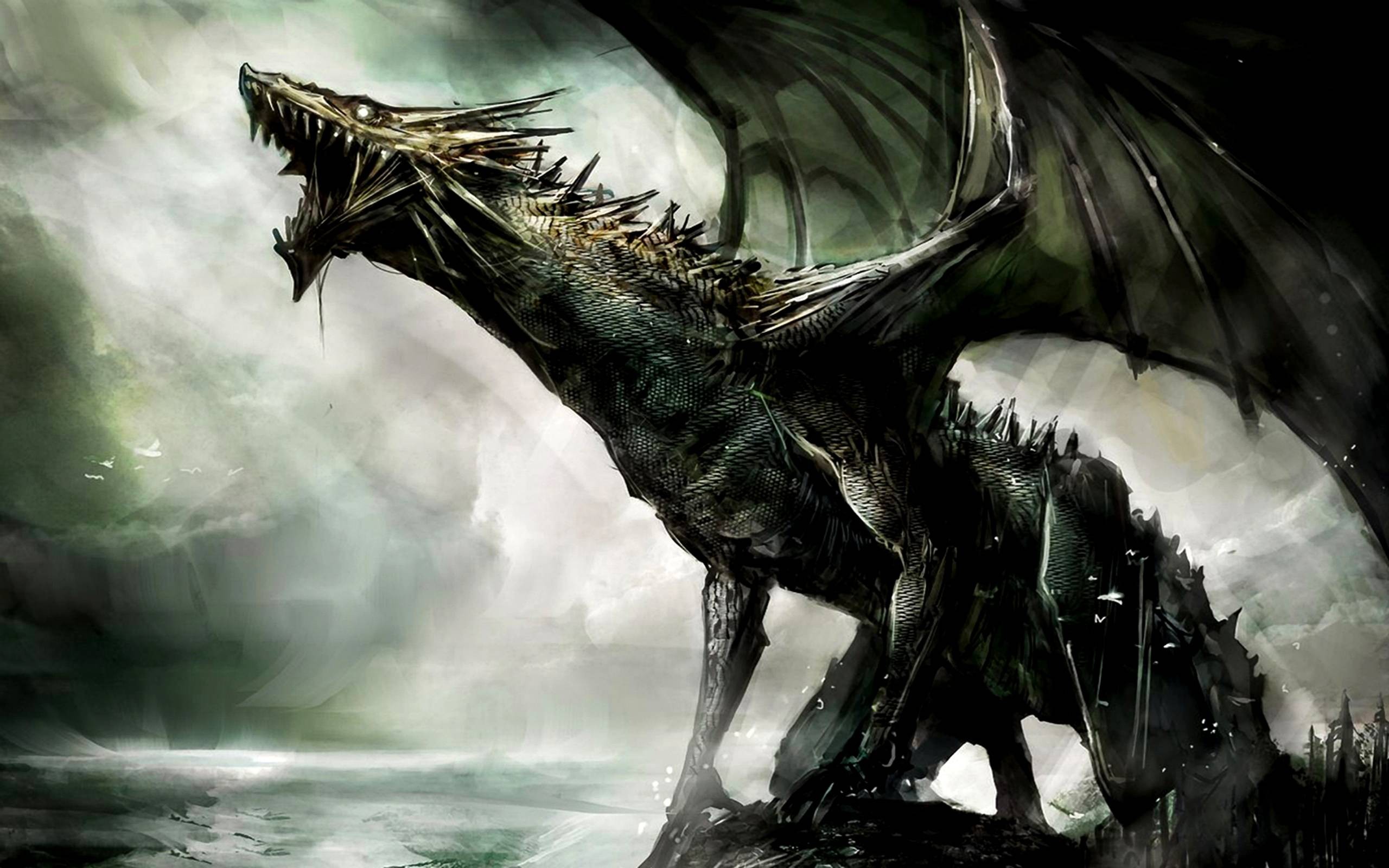General 2560x1600 dragon creature fantasy art