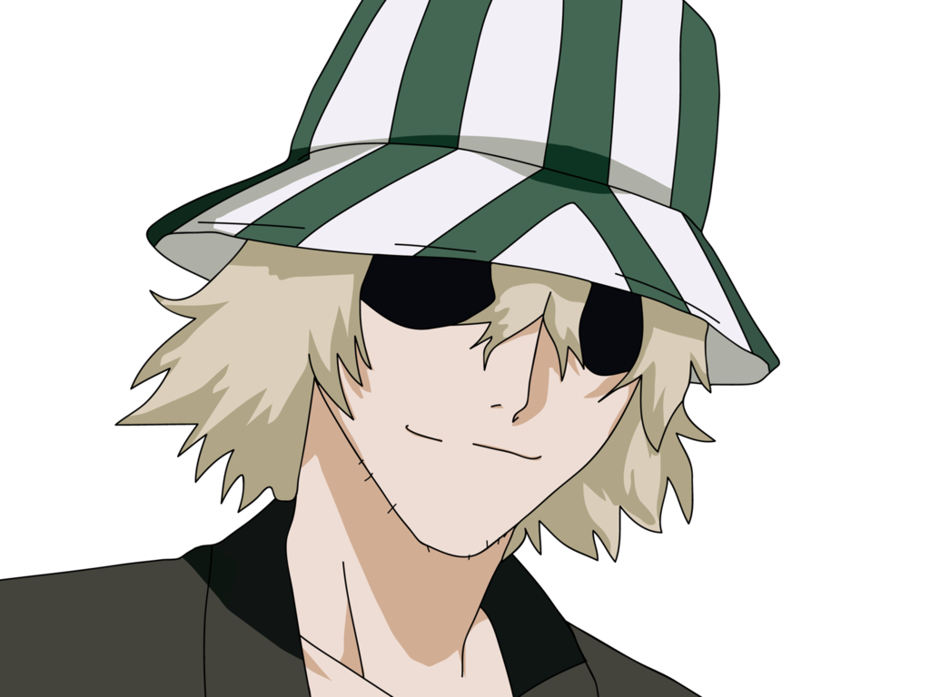 Anime 1024x768 Bleach Urahara Kisuke anime boys anime black background hat