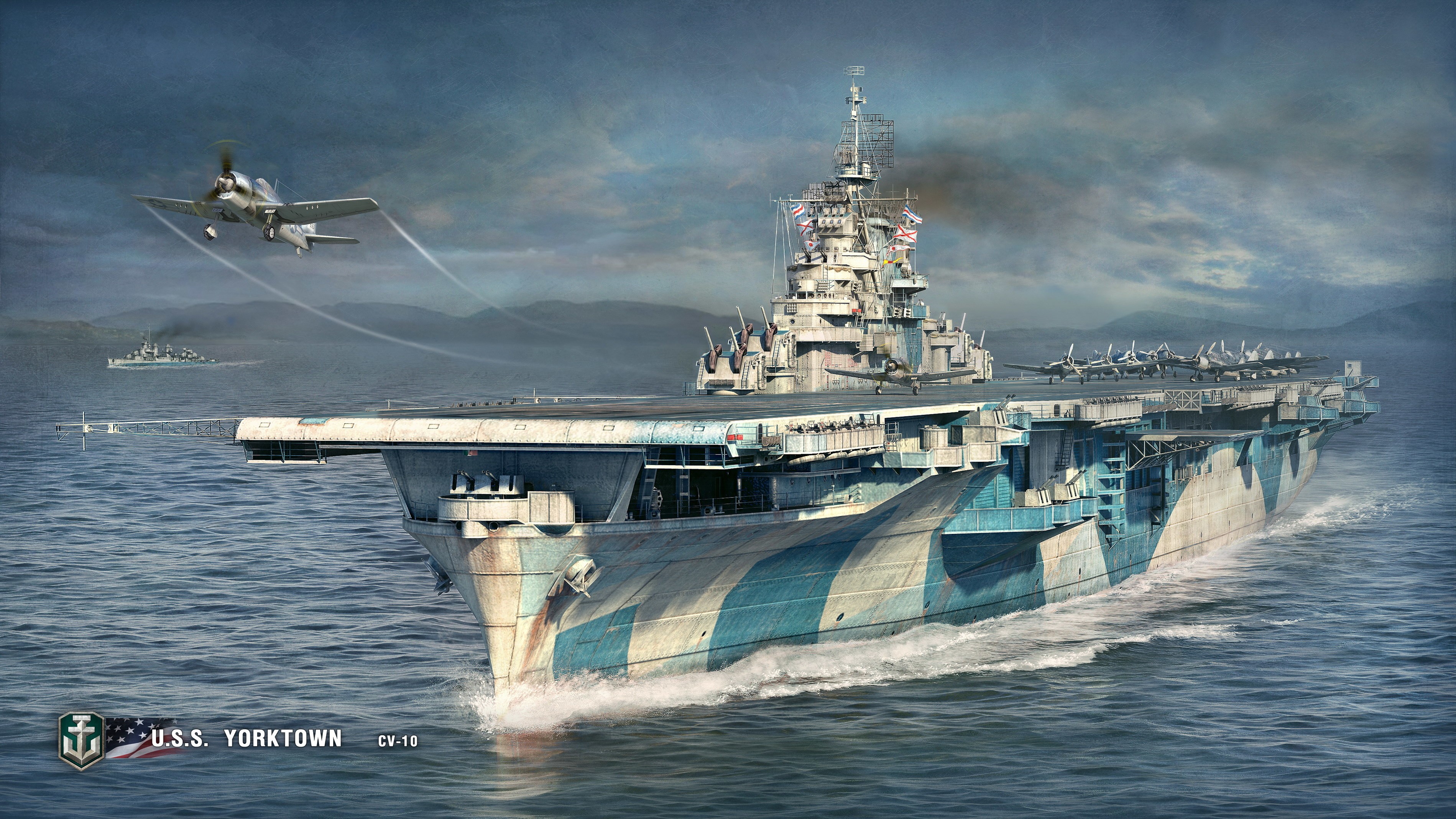 General 3798x2137 artwork video games aircraft carrier military military aircraft military vehicle vehicle ship warship