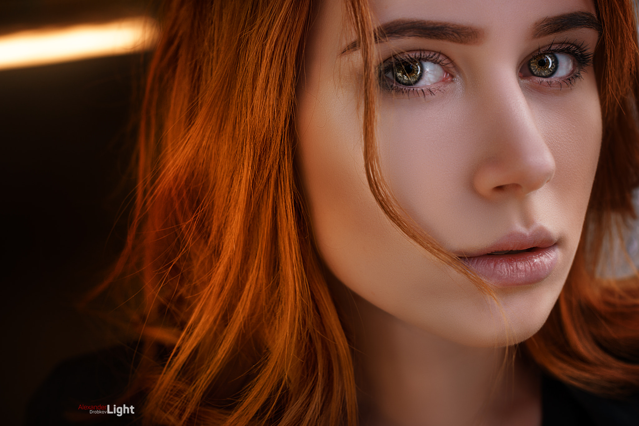 People 2048x1365 women redhead face portrait