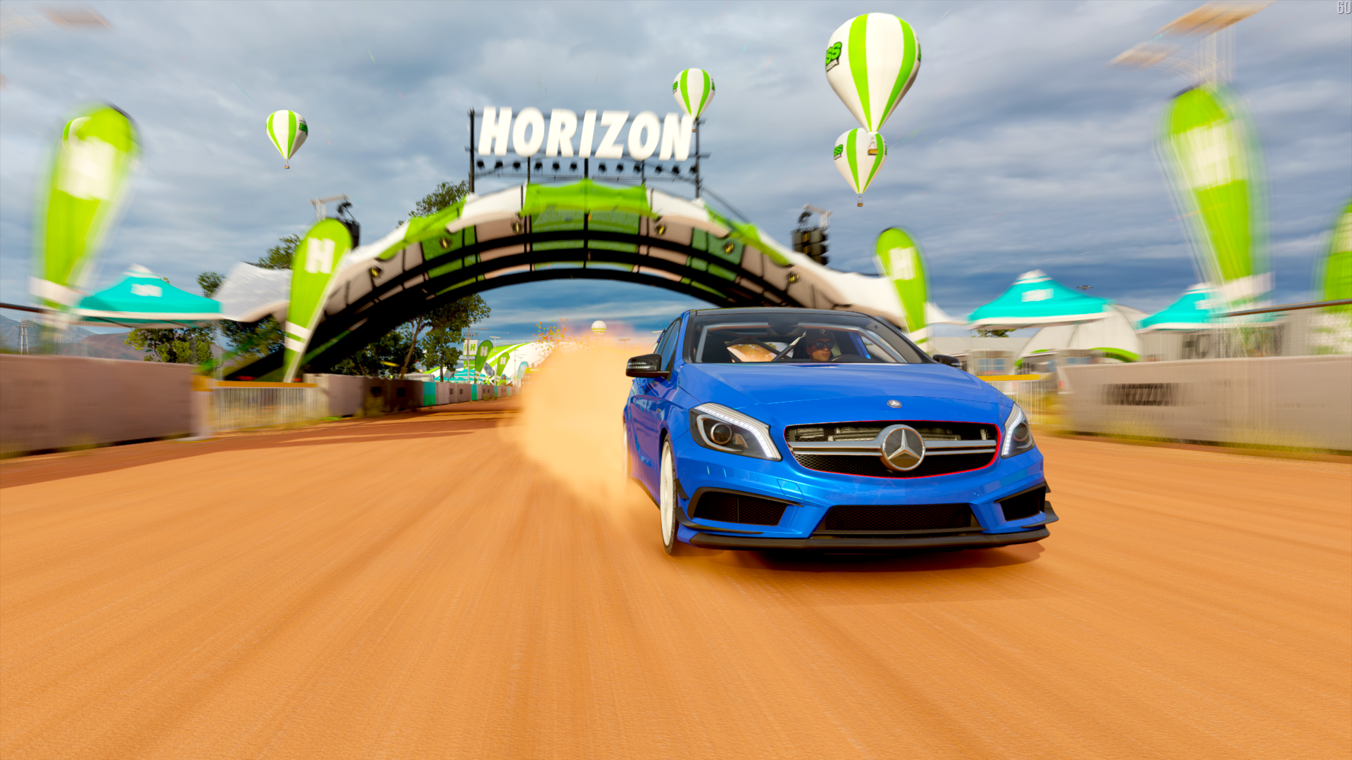 General 1920x1080 Forza racing race cars Xbox Xbox One Microsoft PC gaming Master Race screen shot Mercedes Benz A45 Forza Horizon 3 video games
