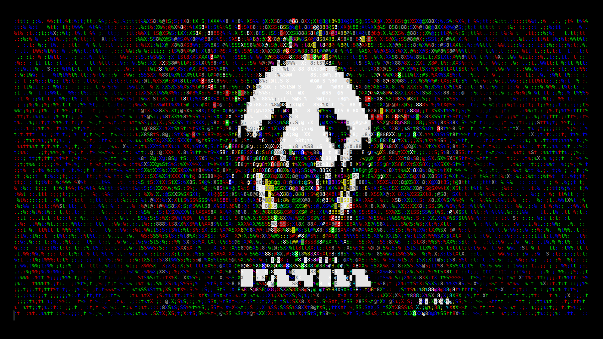General 1920x1080 panda ASCII art digital art artwork animals