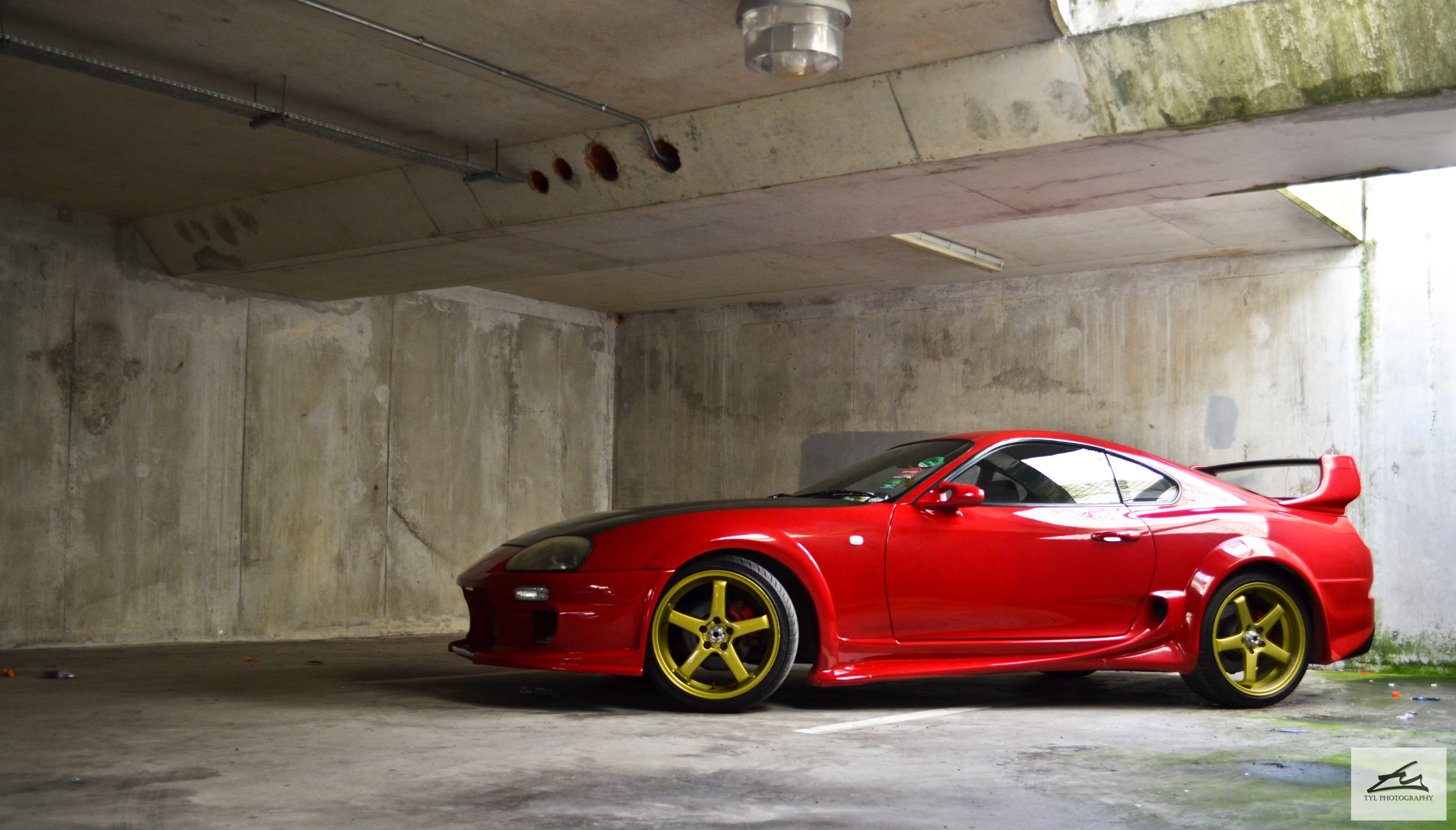 General 4608x2628 car vehicle red cars Toyota Toyota Supra Japanese cars
