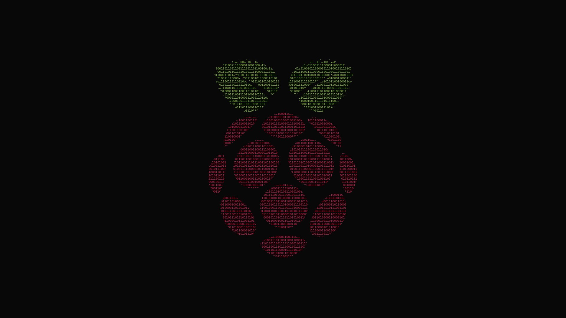General 1920x1080 code minimalism minified fruit binary Raspberry Pi brand