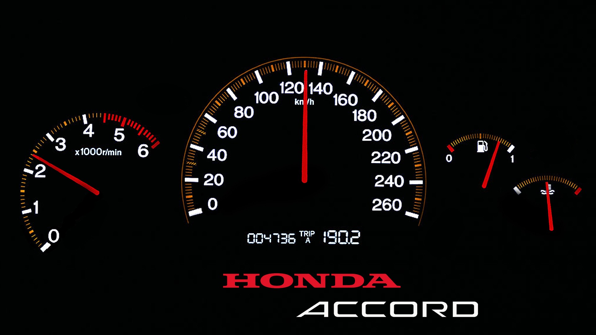 General 1920x1080 Honda speedometer numbers