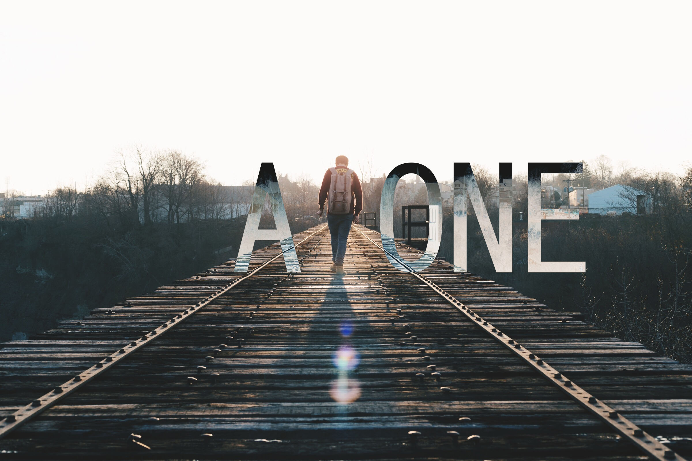 People 2400x1600 alone typography outdoors men