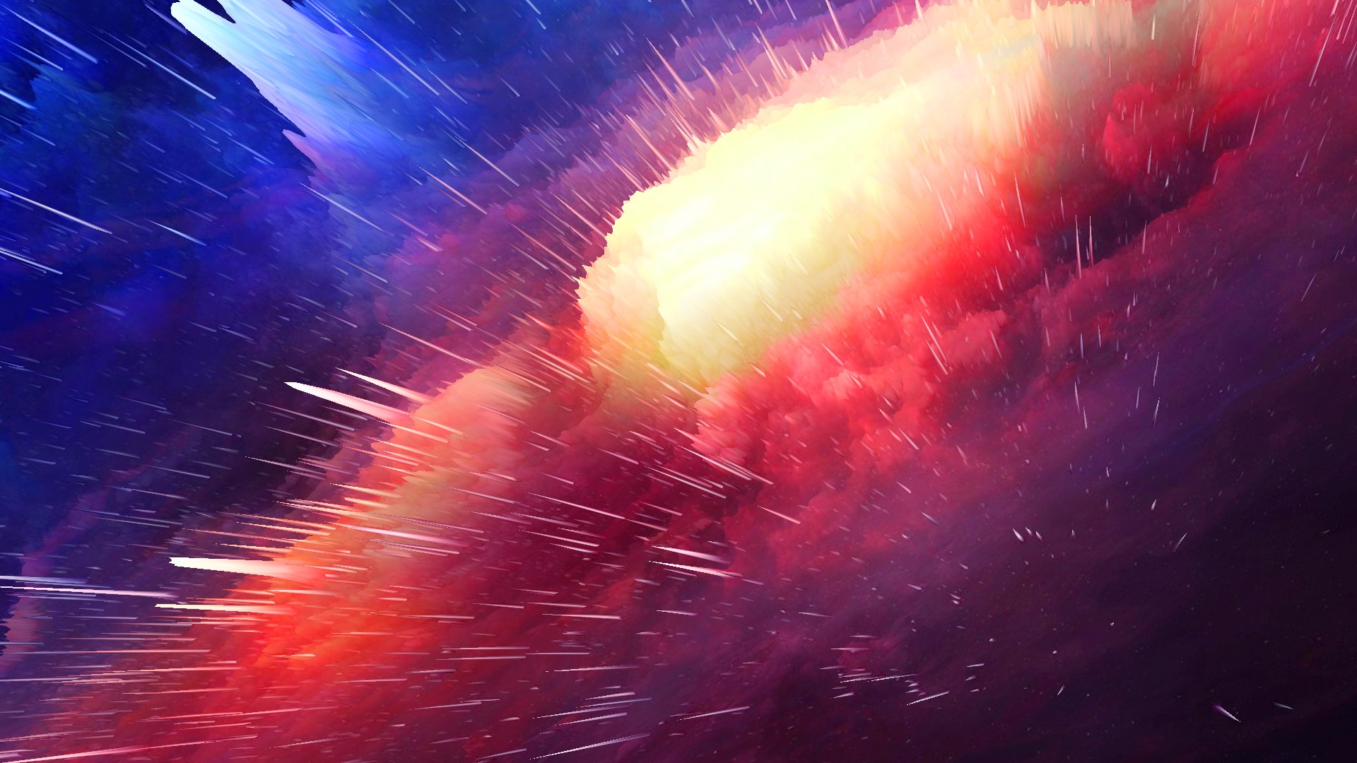 General 1920x1080 galaxy explosion colorful red blue