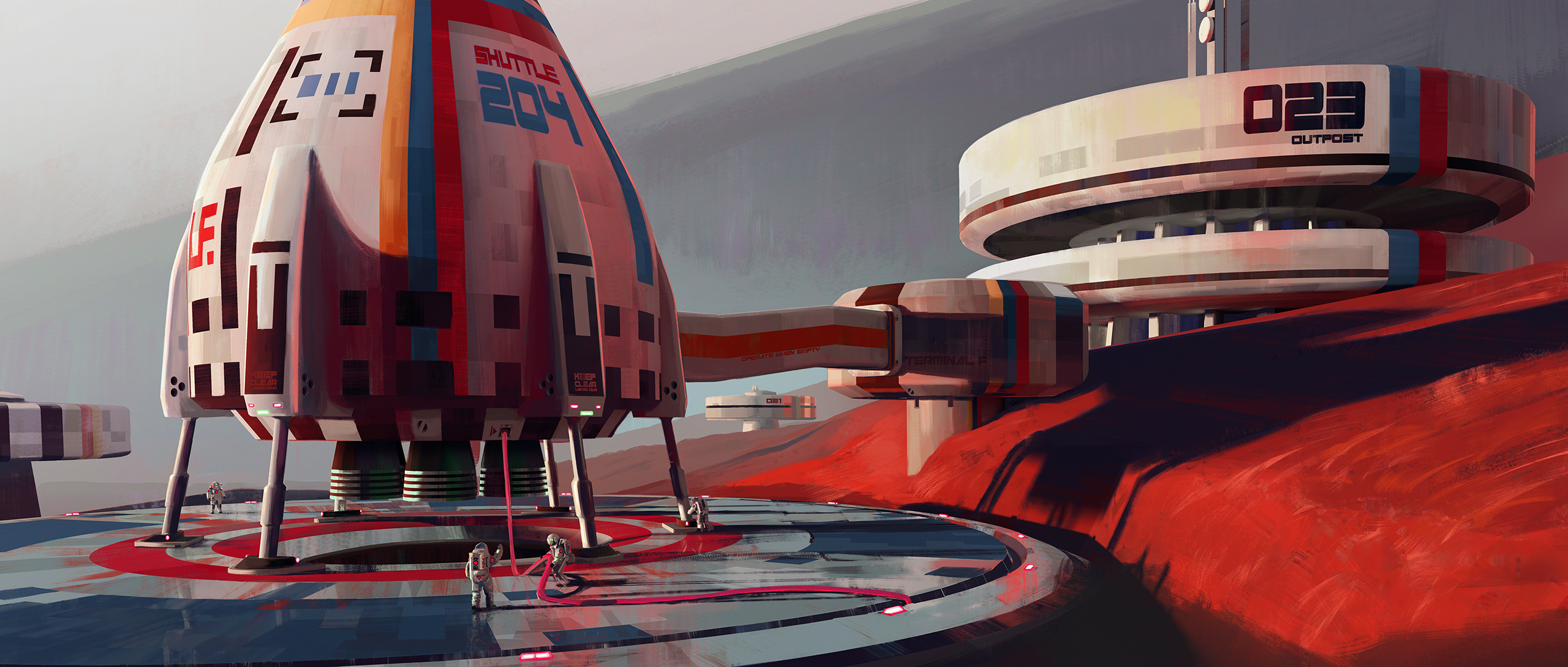 General 2560x1090 artwork digital art science fiction space spaceship