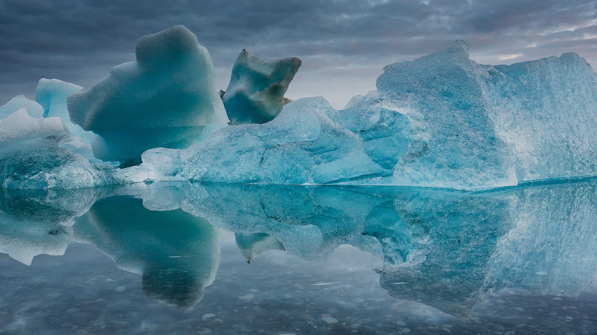 General 1920x1080 landscape iceberg nature ice reflection