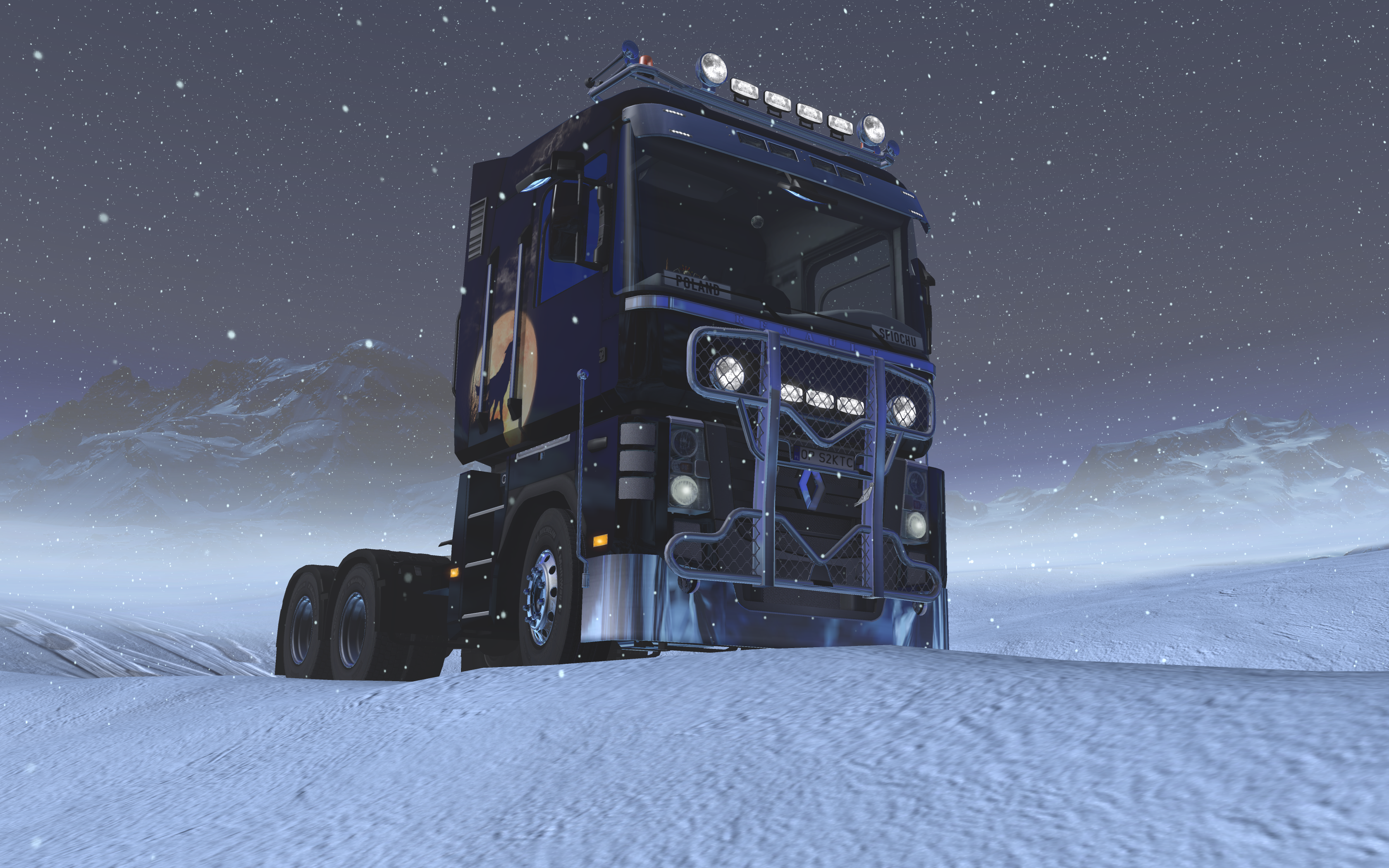 General 3360x2100 video games Euro Truck Simulator 2 Renault truck low-angle French trucks SCS Software