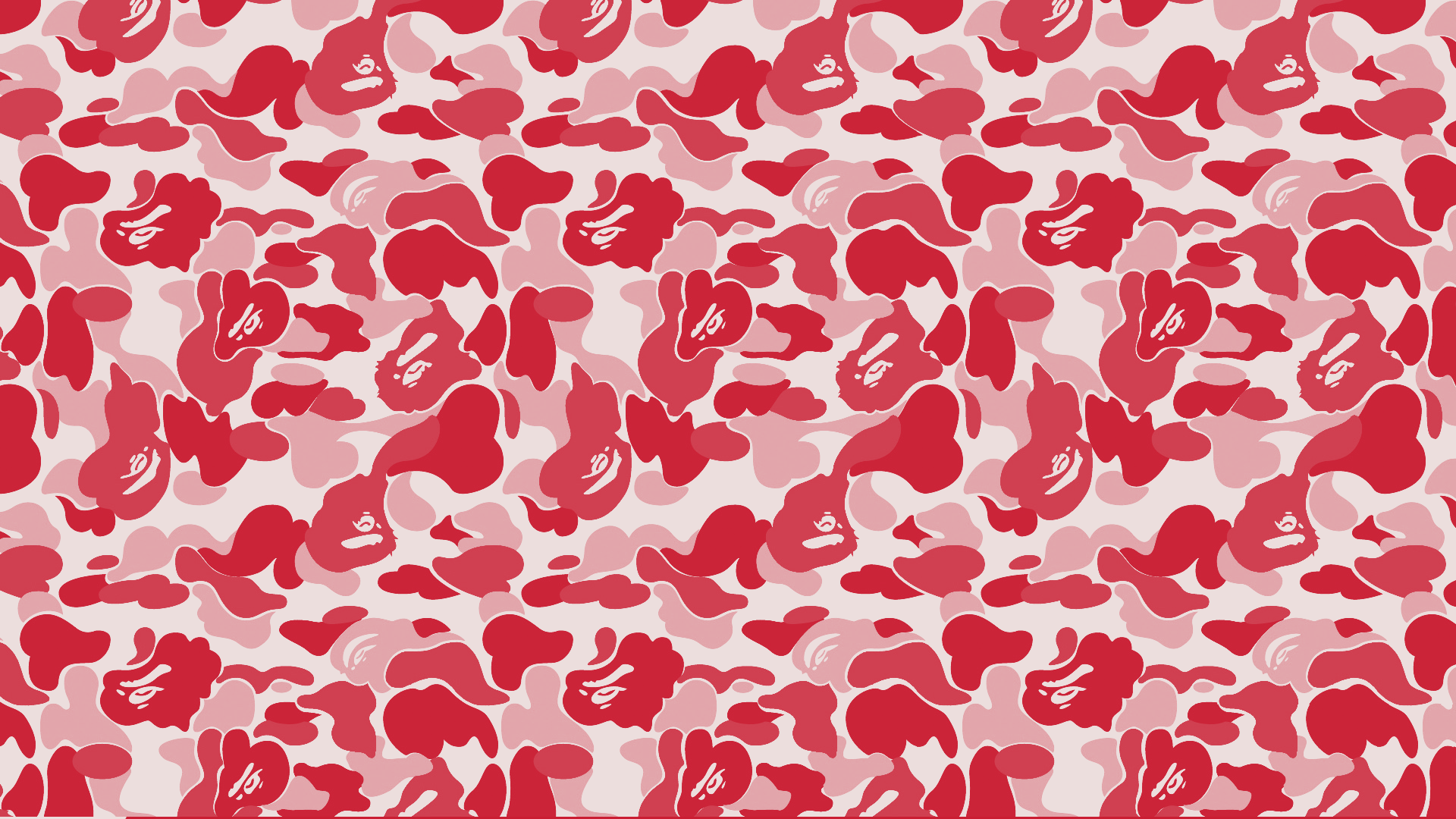 General 1920x1080 artwork texture pattern red pink digital art