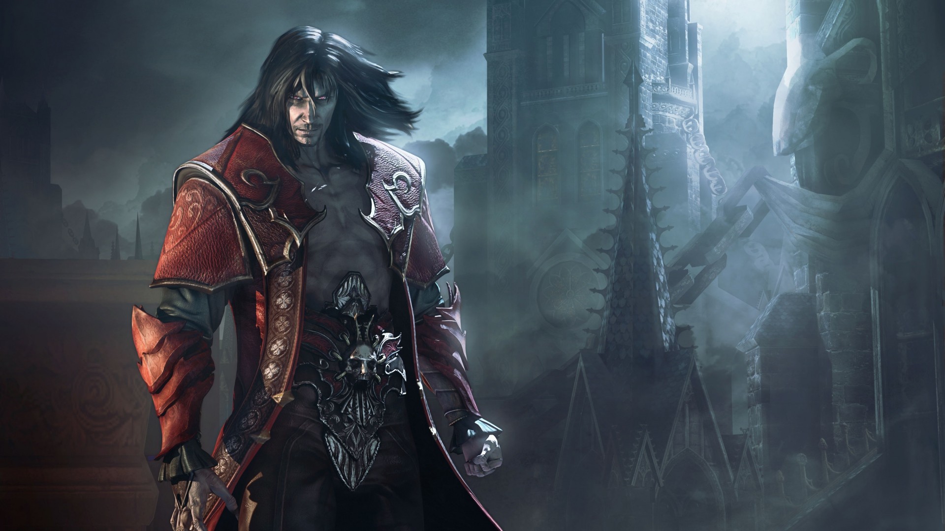 General 1920x1080 Castlevania video game art video games video game men fantasy men pink eyes video game characters