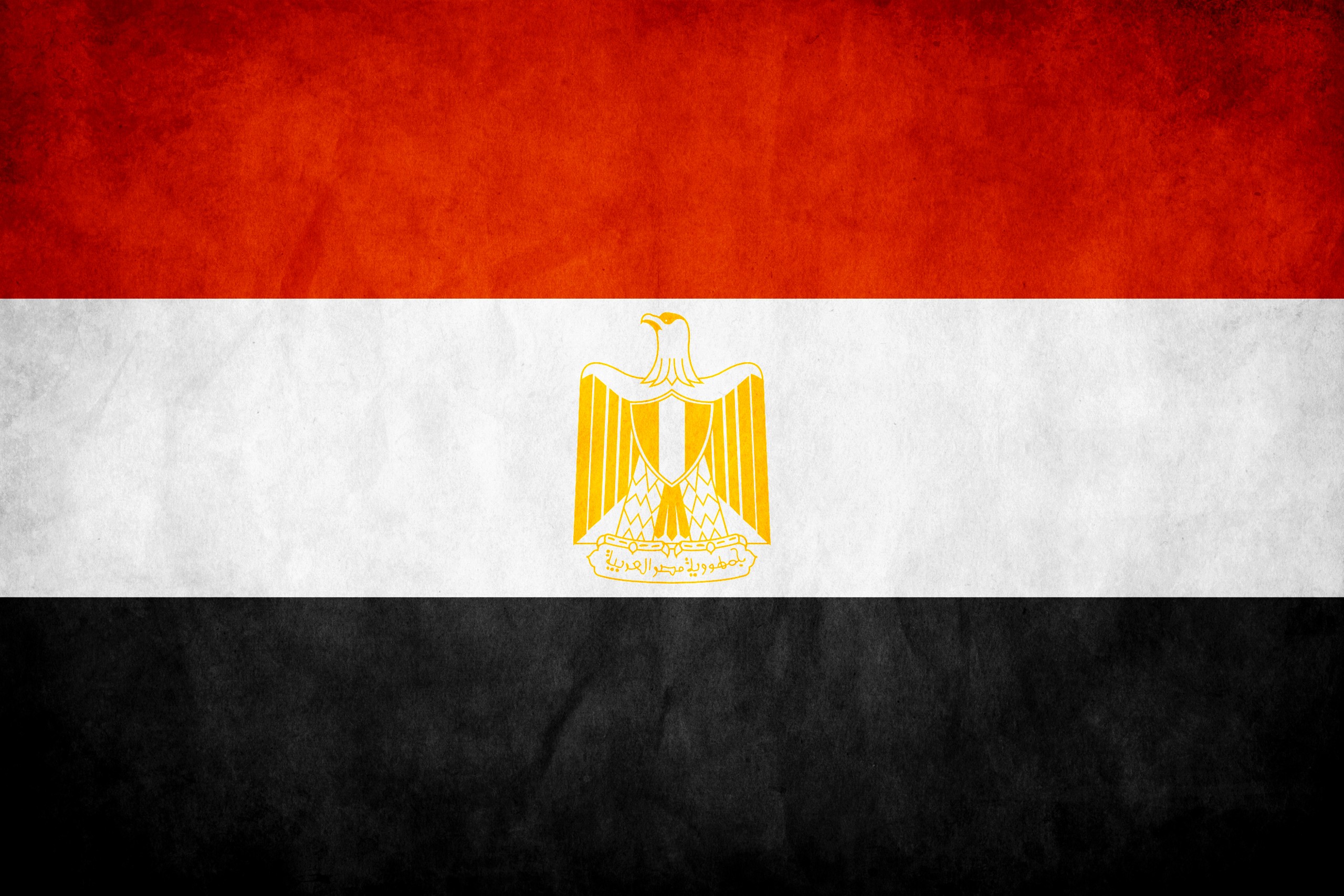 General 2560x1707 Egypt flag red white black digital art