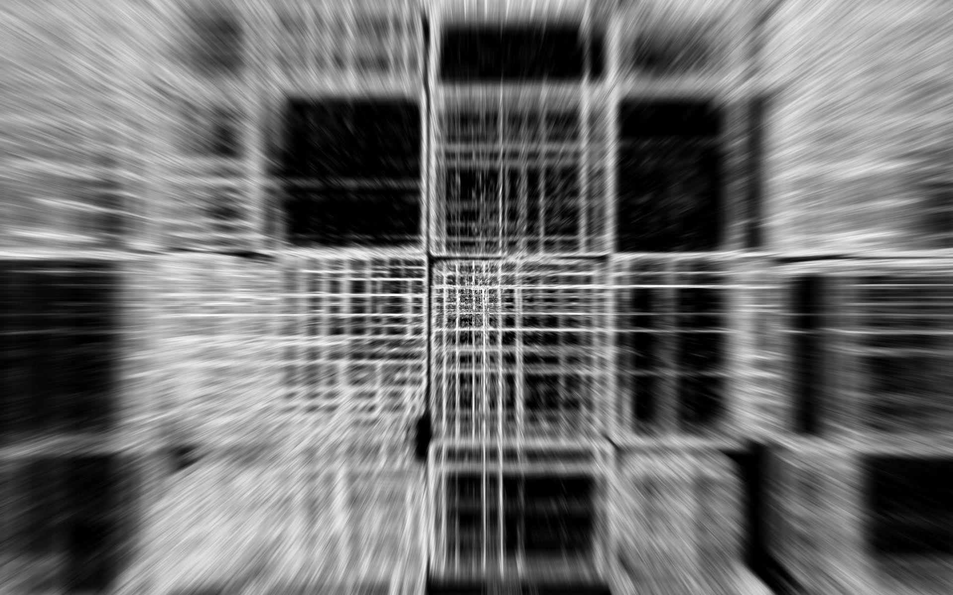 General 1920x1200 illusion monochrome square abstract