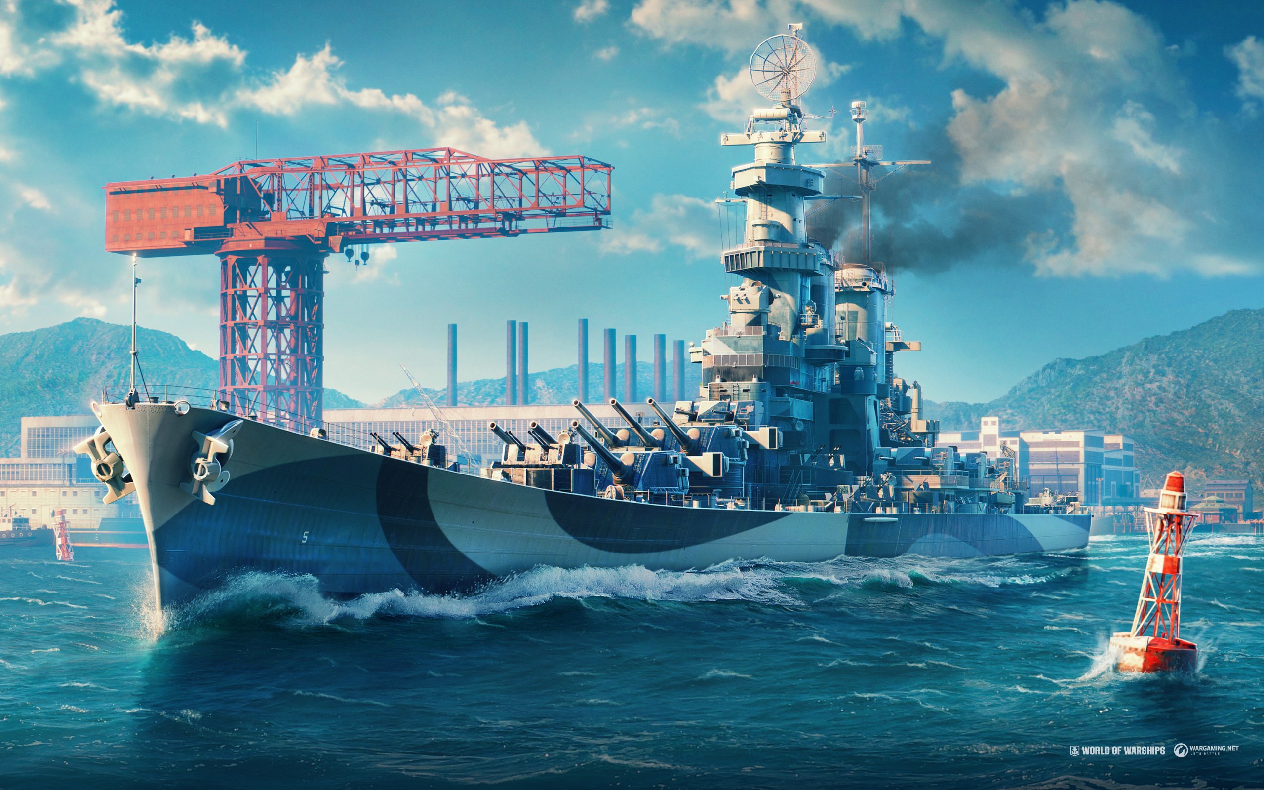 General 2560x1600 World of Warships  wows warship wargaming video games water ship