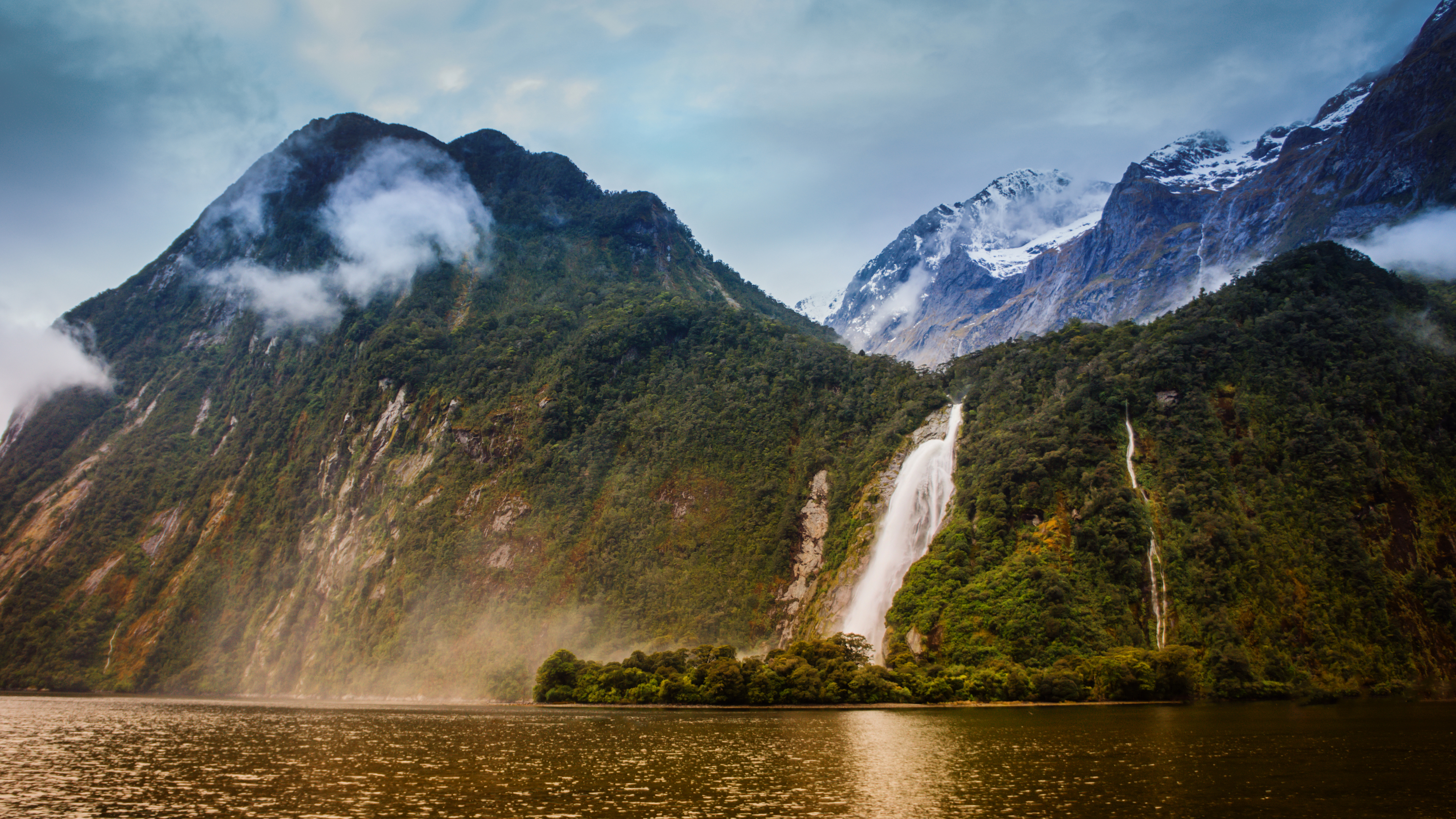 General 3840x2160 Trey Ratcliff photography landscape 4K New Zealand nature water mountains snow