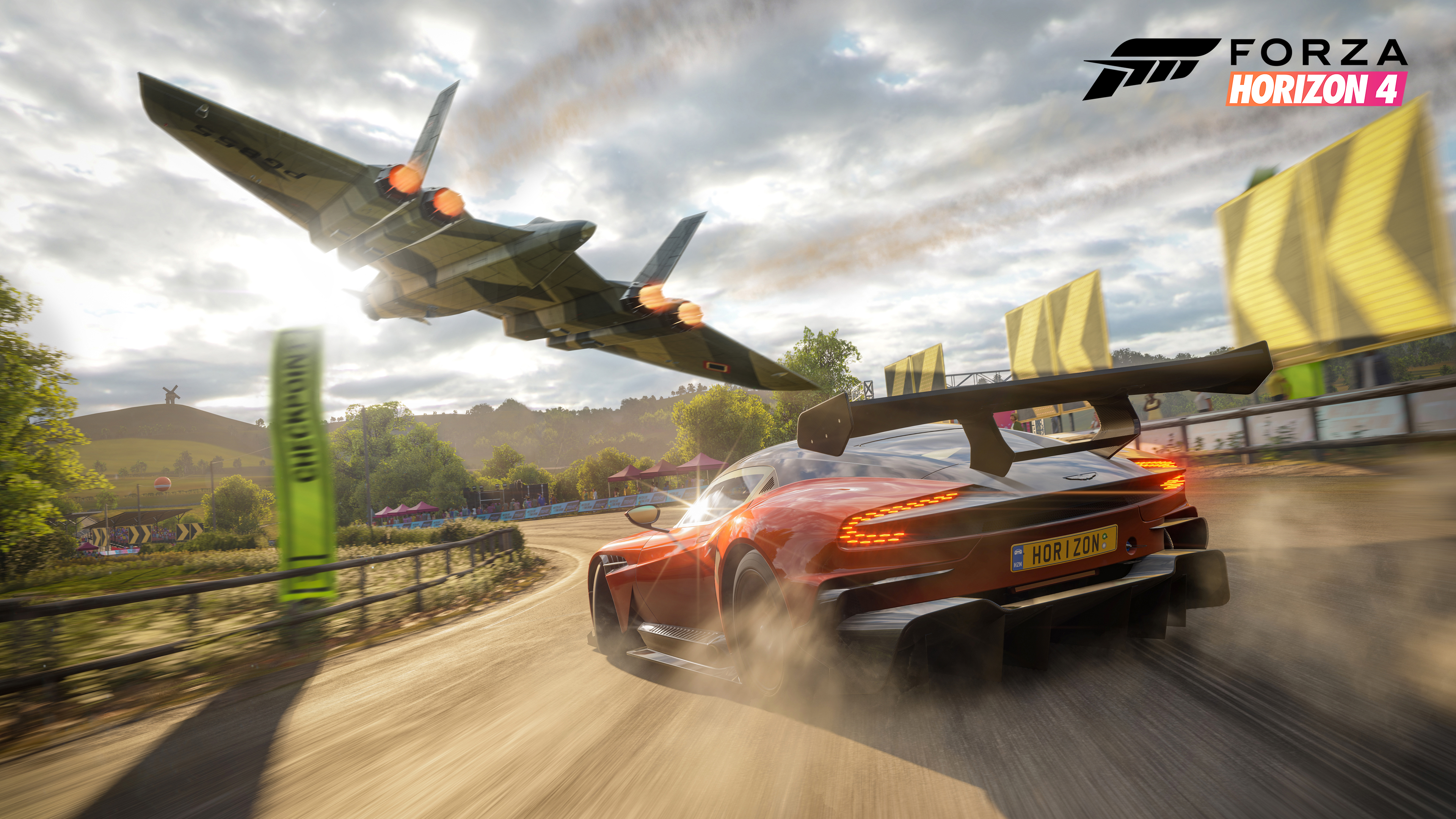 General 3840x2160 Forza Horizon 4 video games car aircraft logo taillights licence plates race tracks