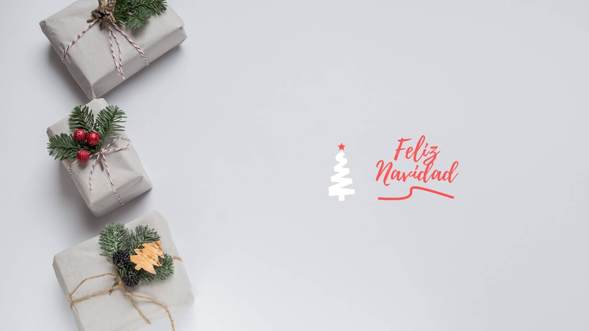 General 1920x1080 Christmas presents Christmas minimalism simple background