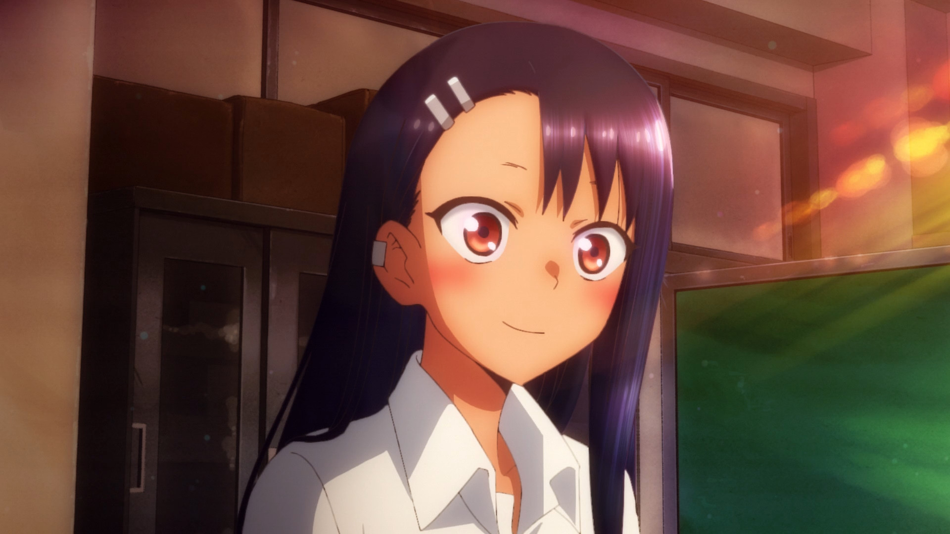 Anime 1920x1080 Please don't bully me, Nagatoro Nagatoro Hayase Anime screenshot anime girls smiling blushing