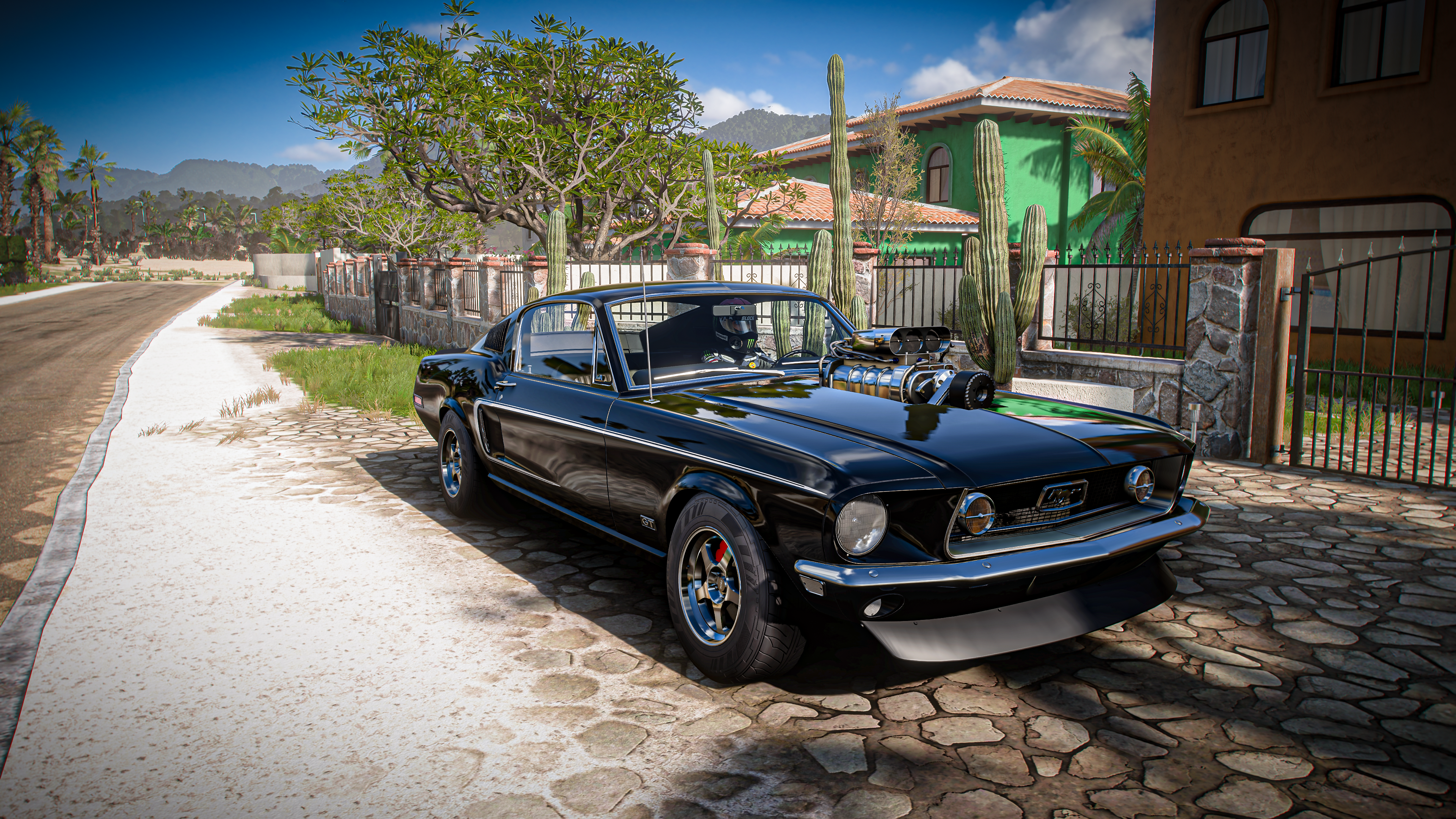 General 3840x2160 Forza Horizon 5 Forza Forza Horizon Ford Ford Mustang Ford Mustang GT Concept car vehicle drift cars video games Mexican CGI